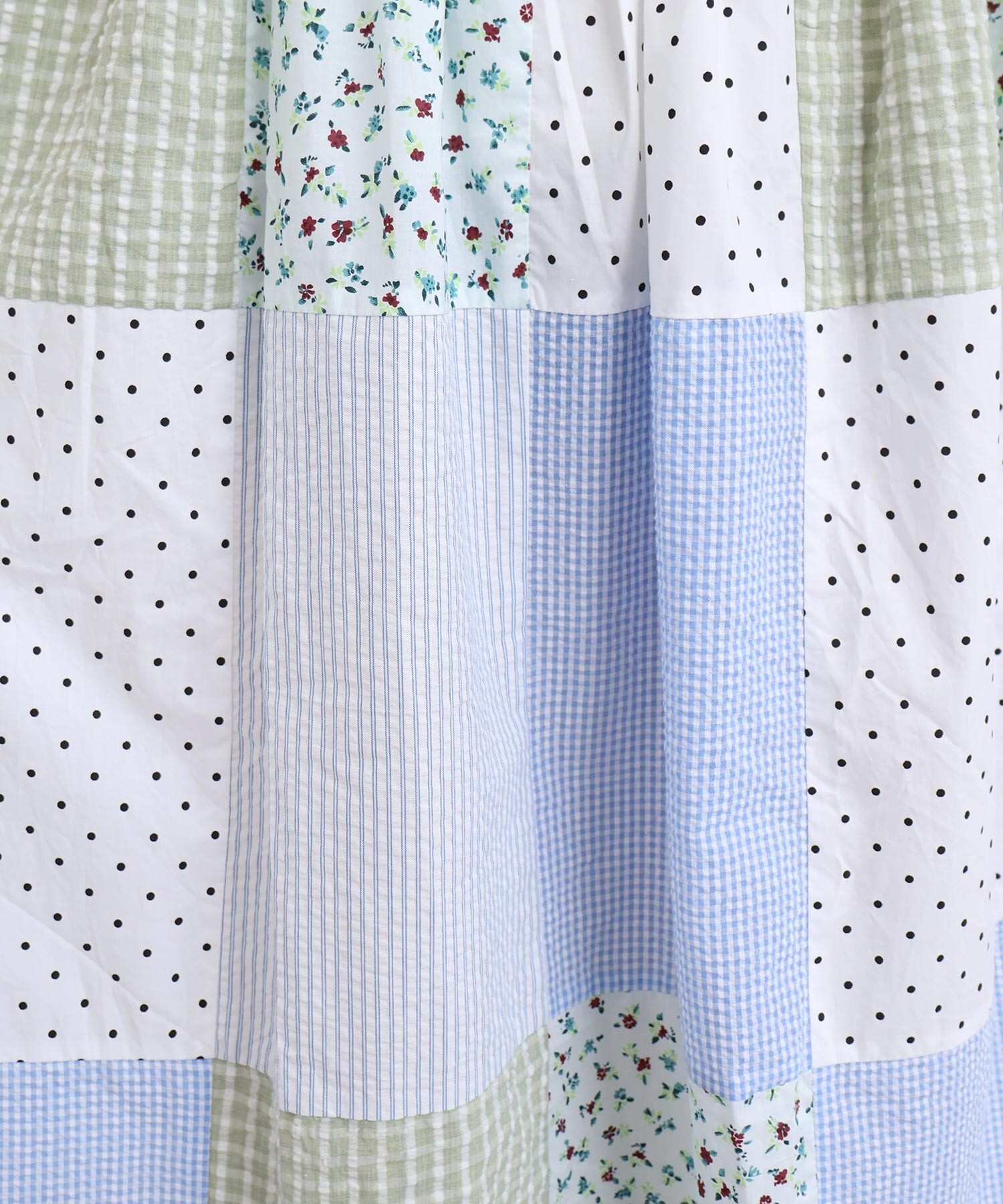AMBIDEX Store little garden パッチワークキャミワンピース(F