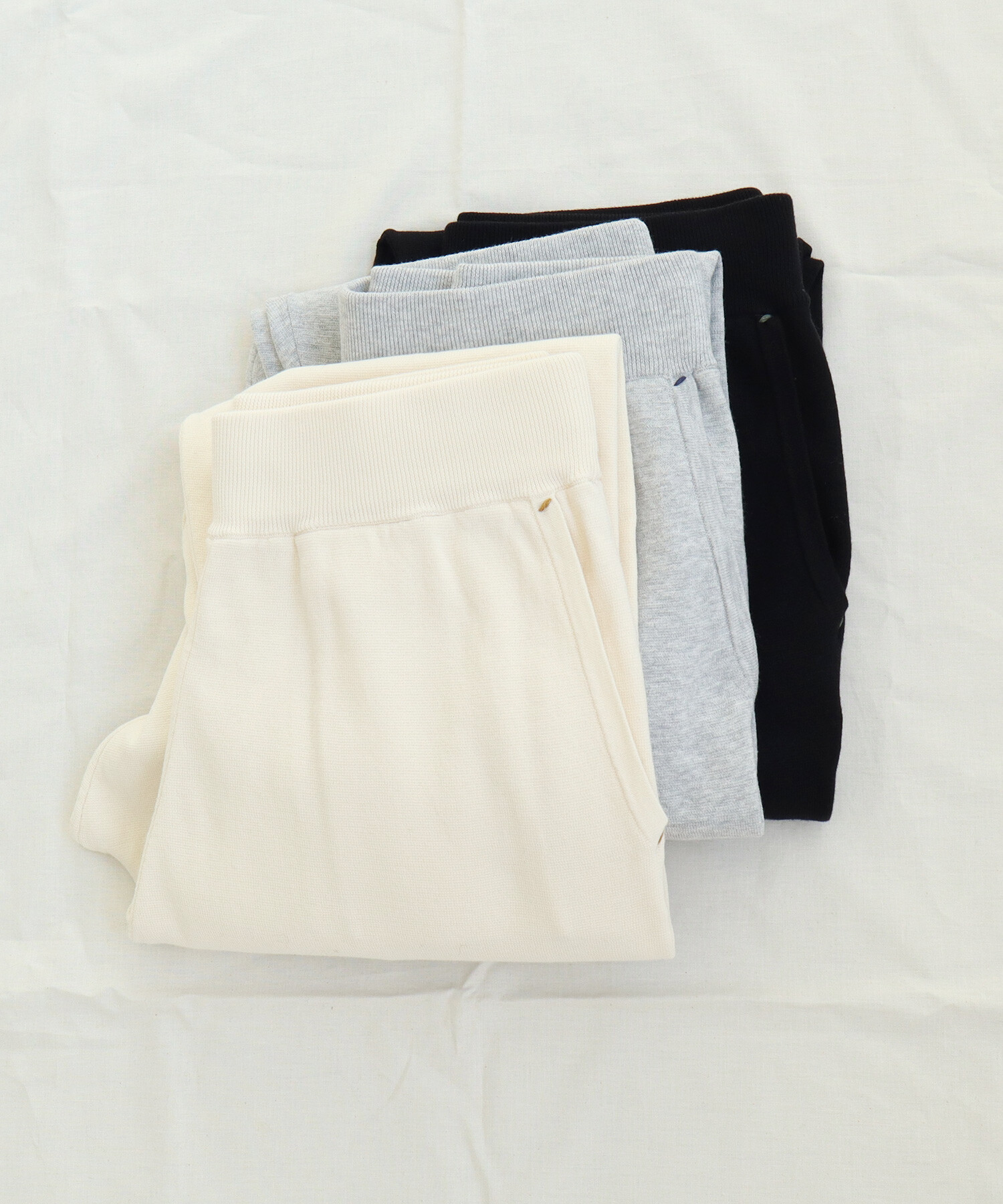 AMBIDEX Store 14G halfmilano knit pants(F キナリ): yuni