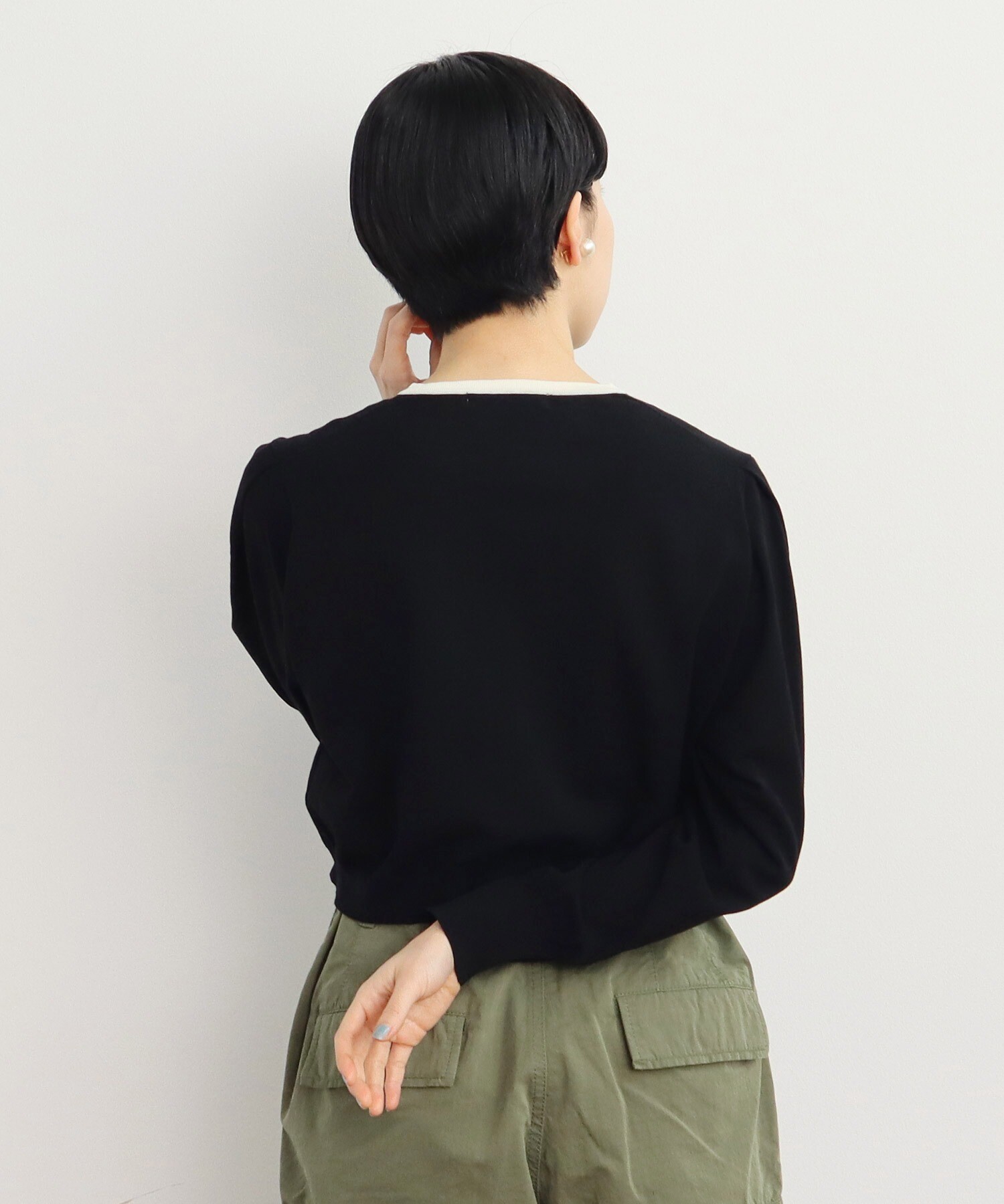 AMBIDEX Store 〇3/64 Cool Cotton ショートカーディガン(F イエロー): Dot and Stripes CHILD  WOMAN