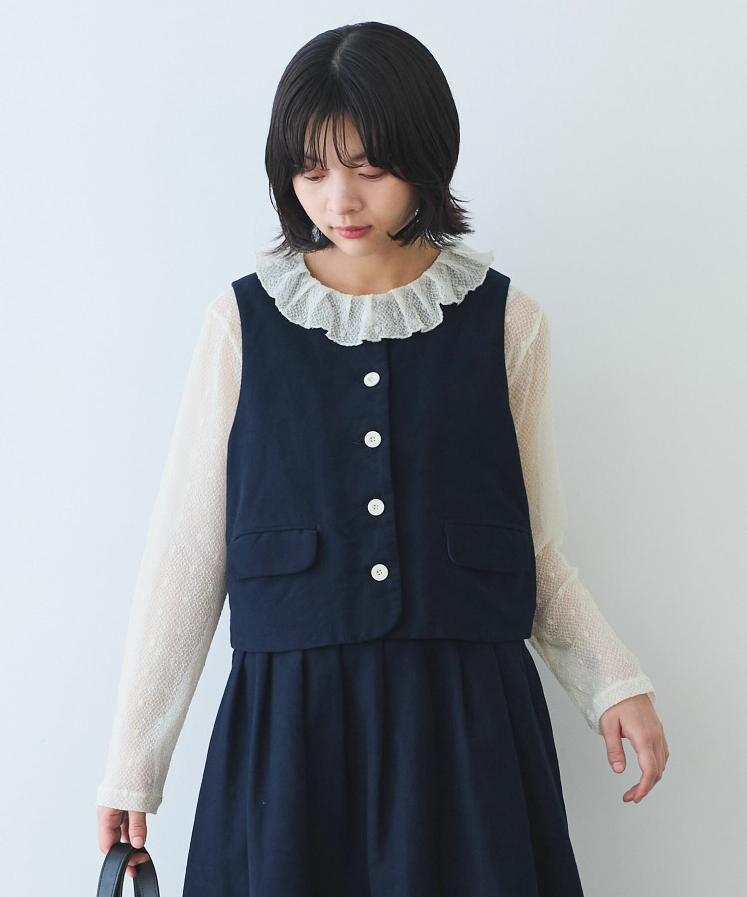 AMBIDEX Store ○ モールスキン ベスト(F コン): bulle de savon