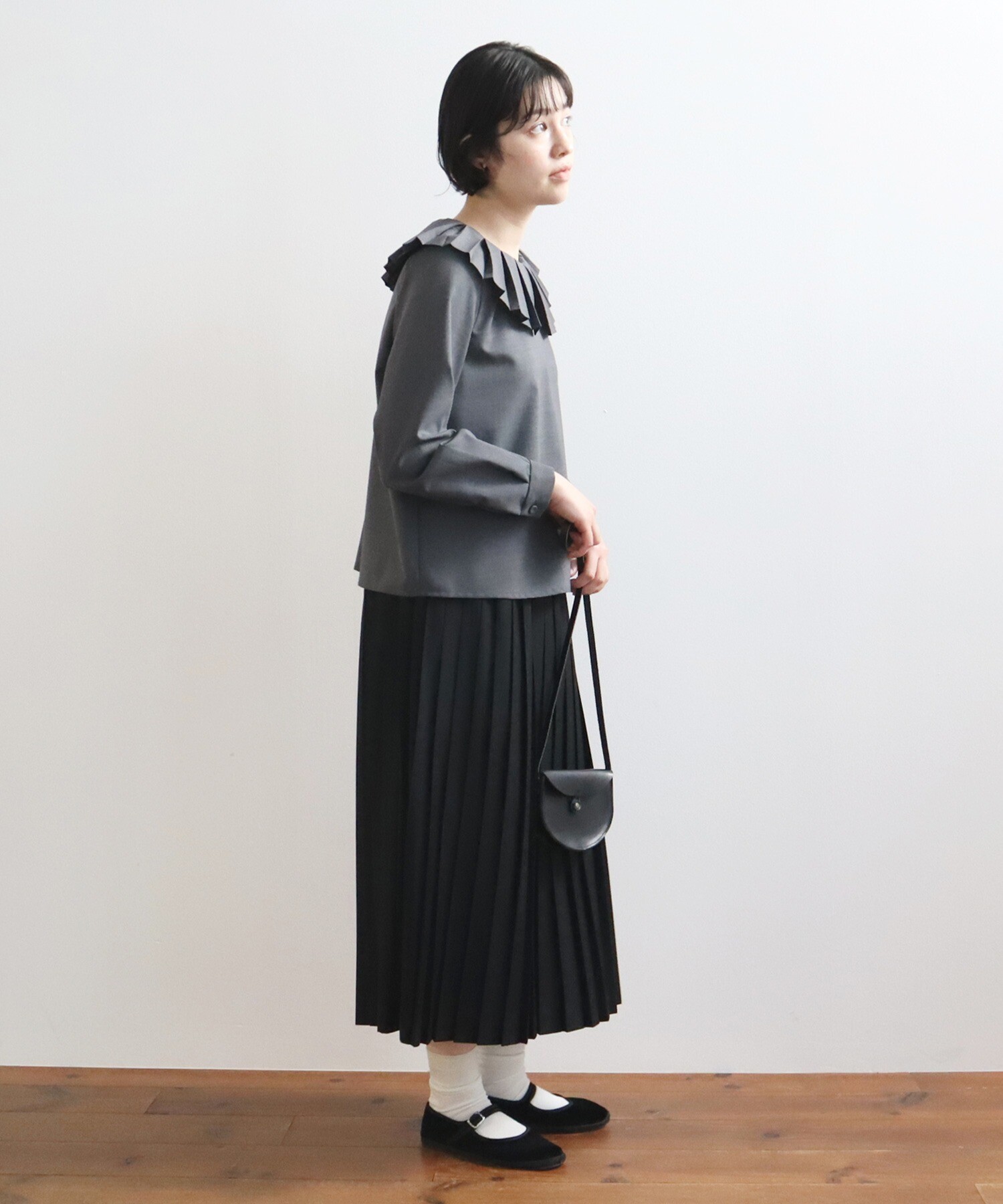 AMBIDEX Store ○T/W Pleats ブラウス(F クロ): bulle de savon