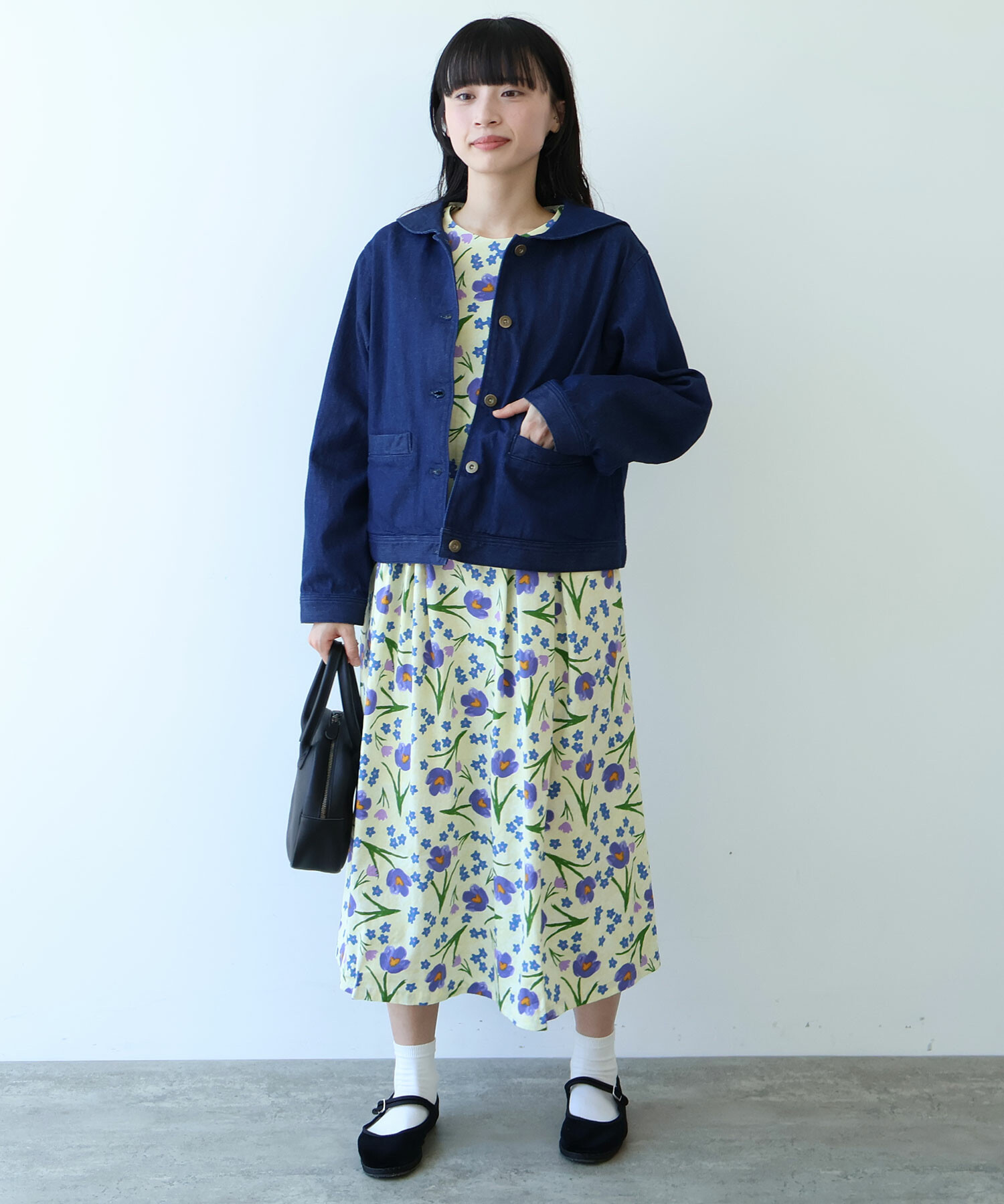 AMBIDEX Store 【予約販売】〇 8oz ムラ糸デニム セーラーブルゾン(F