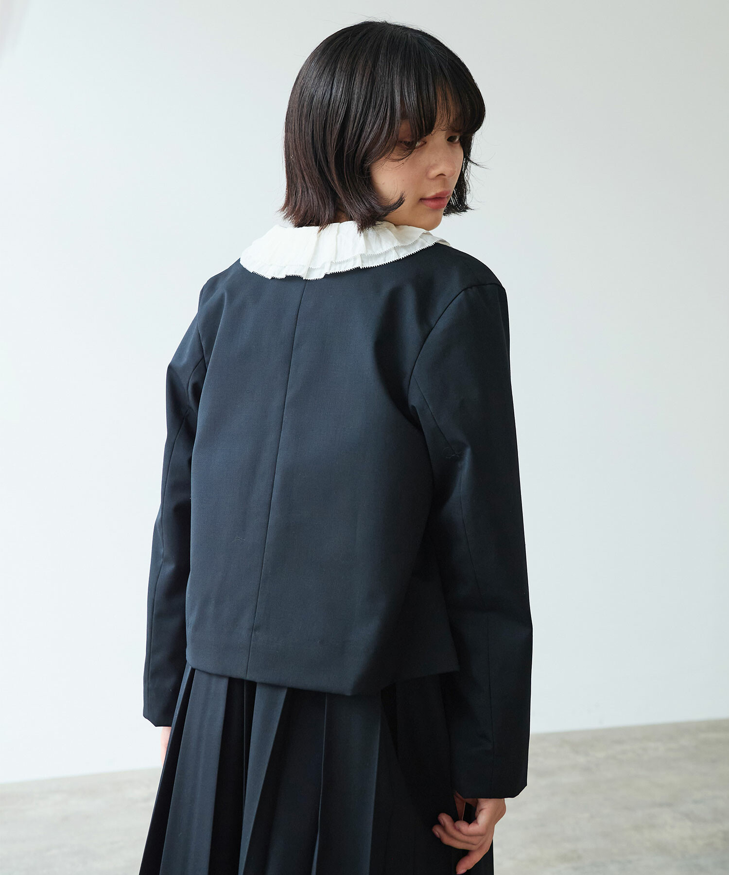 店舗用品 231 AMBIDEX Store 【予約販売】〇 2 / 80 TWツイル ノーカラージャケット