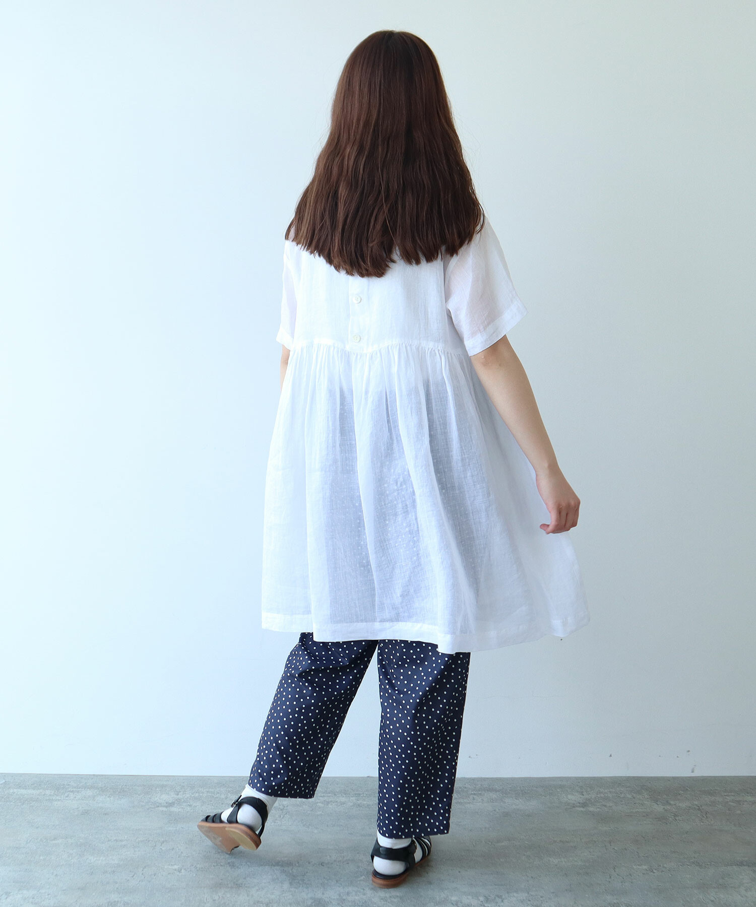 AMBIDEX Store 〇 ランダムドット プリントパンツ(F クロ