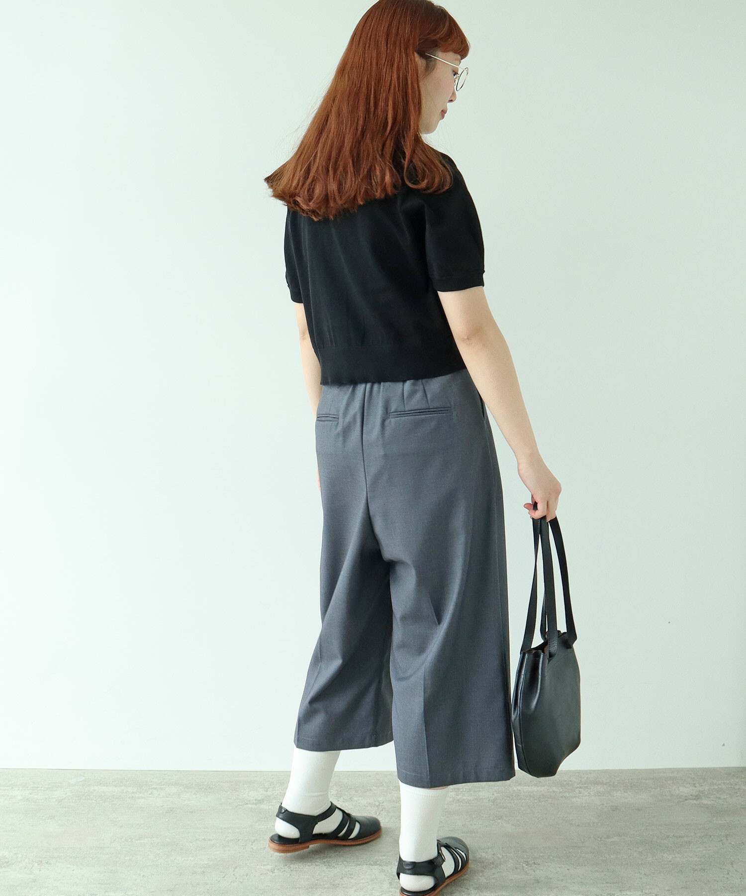 AMBIDEX Store △〇 T/R みじかめスラックス(F クロ): bulle de