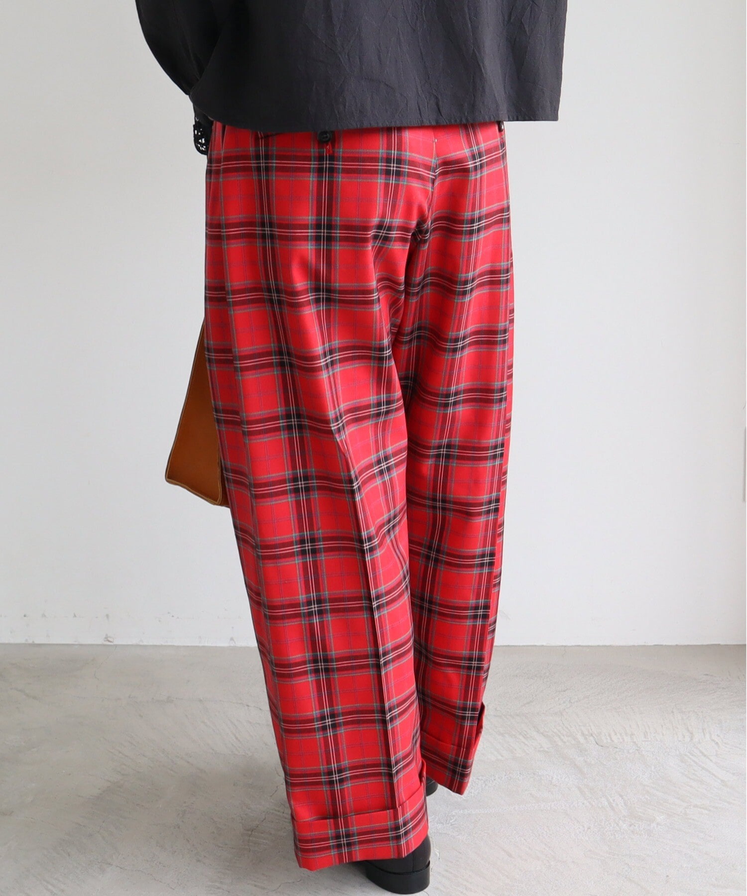 AMBIDEX Store ○CHECK ダブルパンツ(F イエロー): bulle de savon