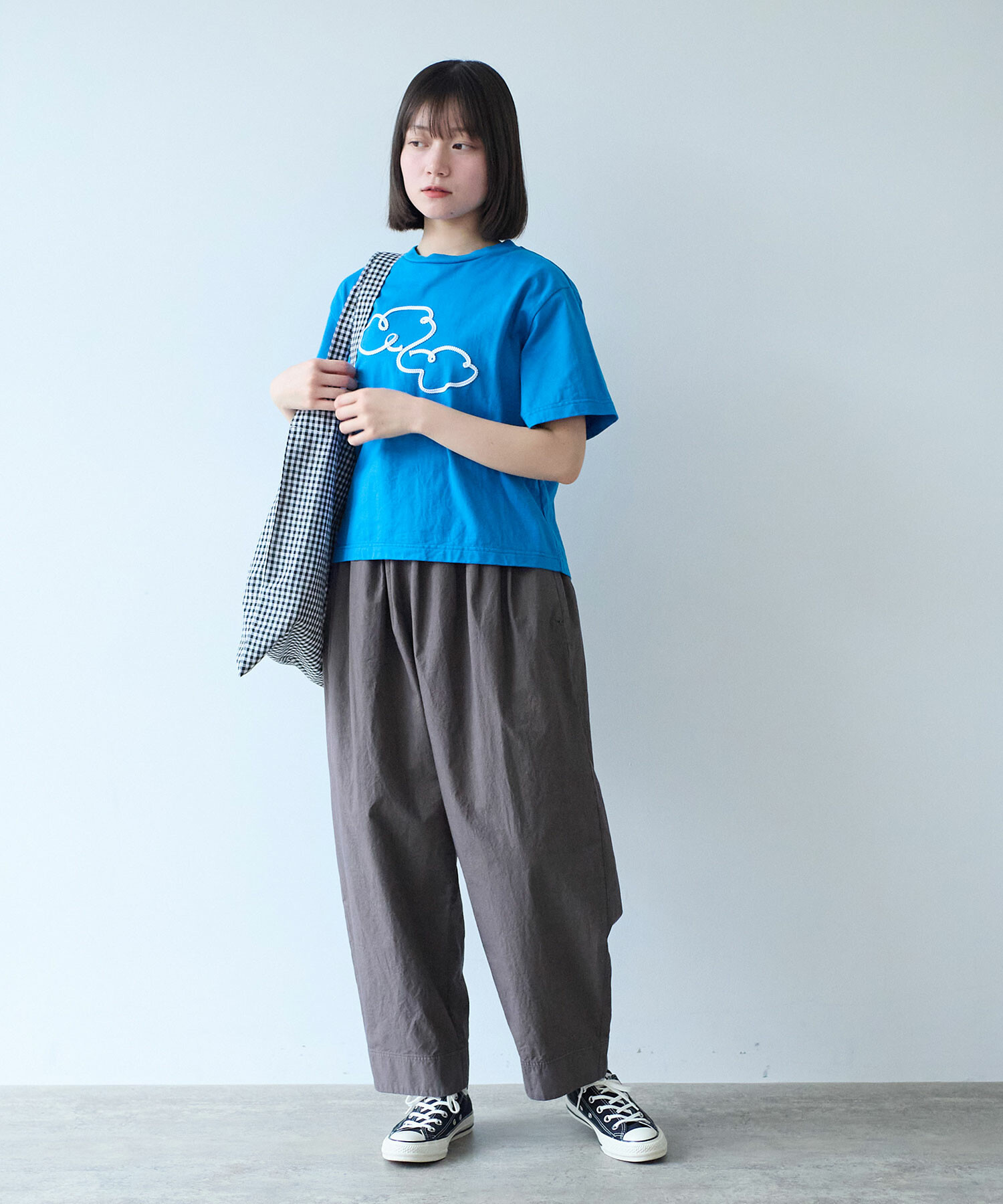 AMBIDEX Store 2/1 ツイル製品染め コクーンパンツ(F コン): bulle de