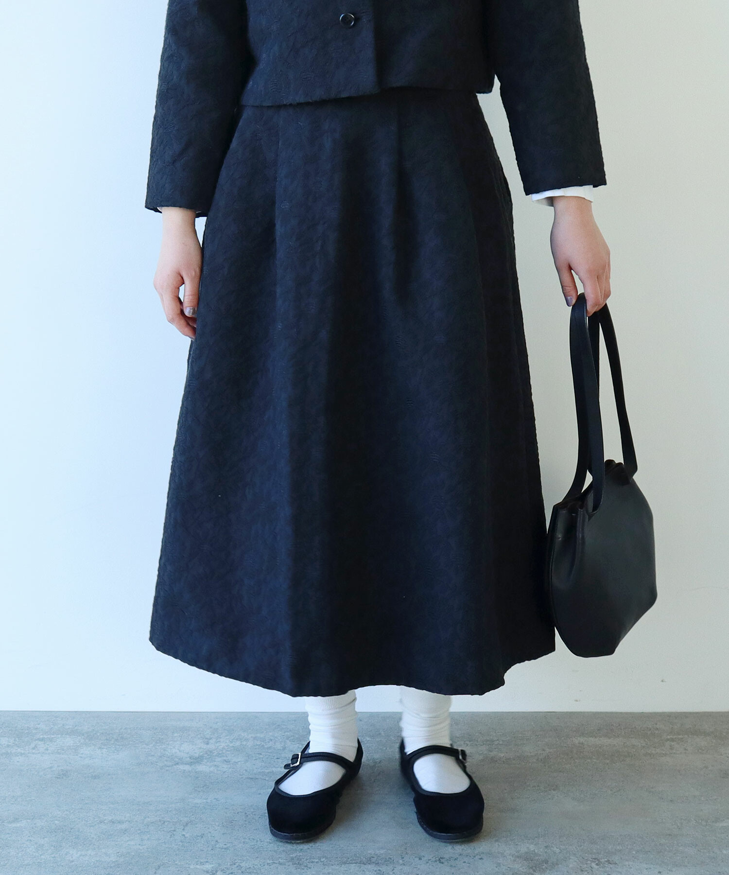 ◇RISA◆  セブンテン ジャガードスカート タックスカート S ◇RISA◇ セブンテン ジャガードスカート タックスカート S