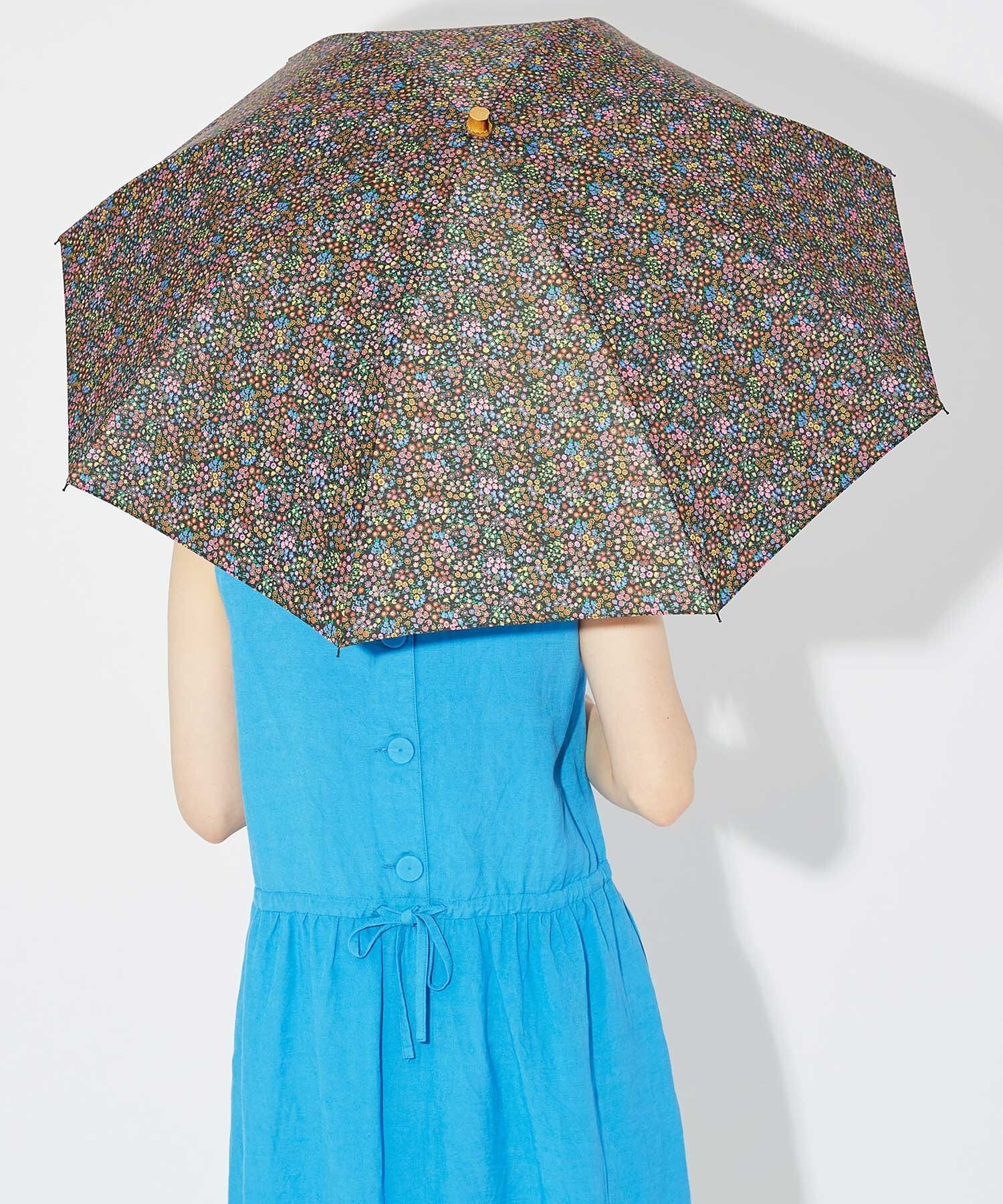 大森商店×Dotu0026Stripes CHILD WOMAN パッチワーク折り畳み傘 - 傘