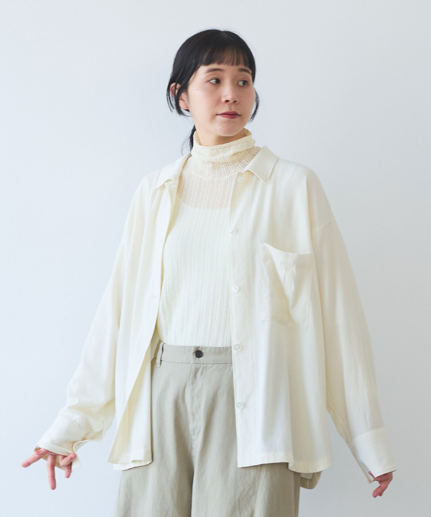 リネンジャケットブラウス セール】 〔 Sサイズ 〕 【セットアップ対応】グレンチェック