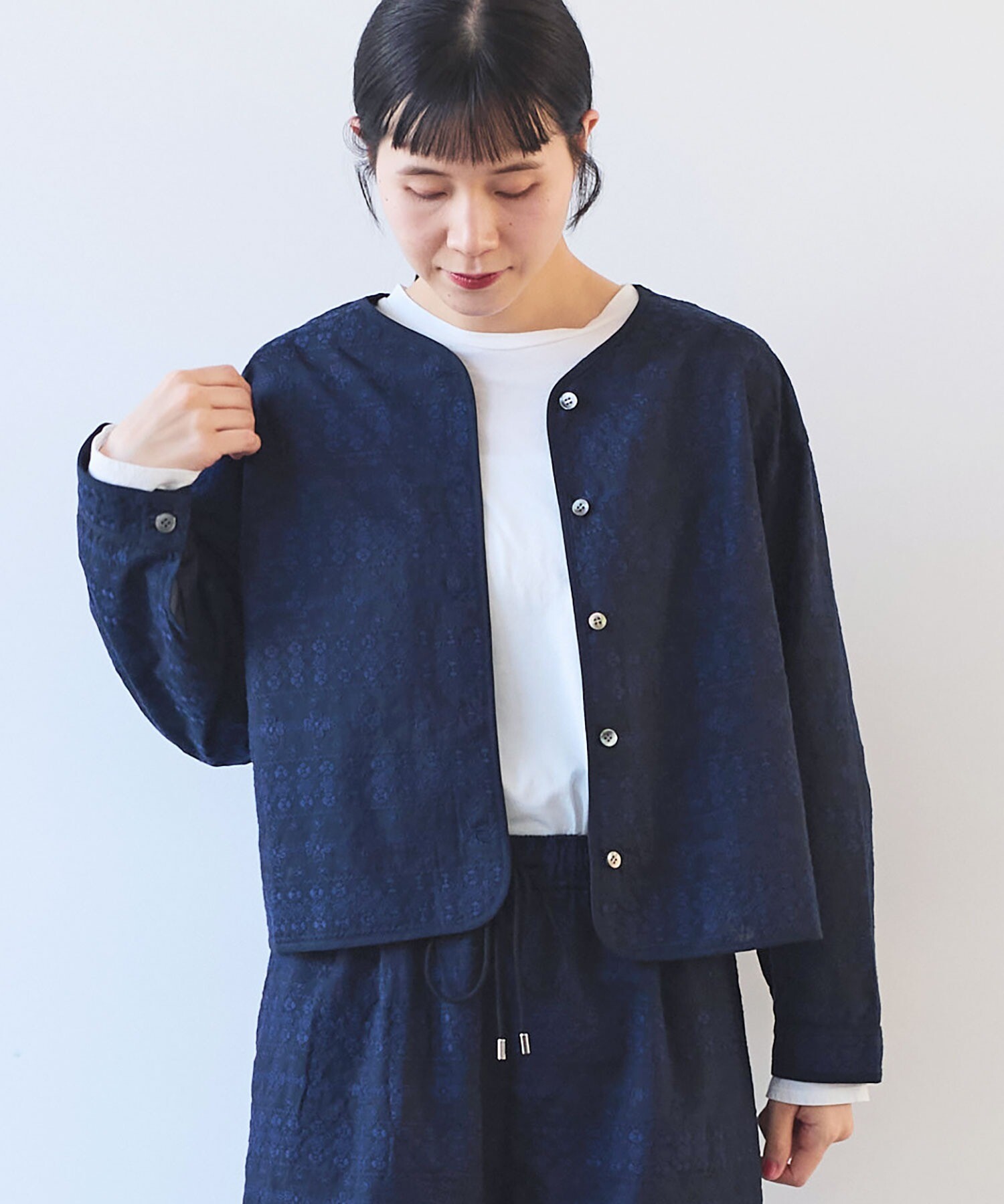 【1048023xx様】専用 AMBIDEX Store ○総刺繍haori 2way ブラウス(F コン): yuni