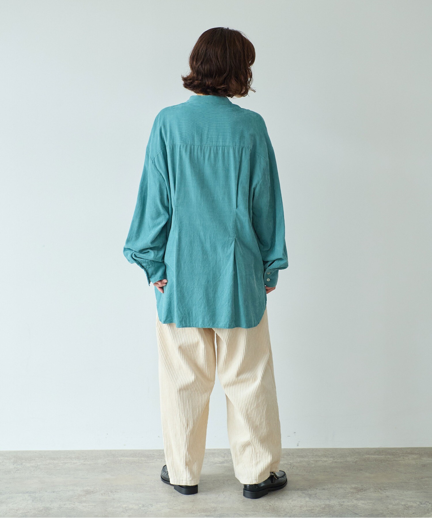 AMBIDEX Store ○シャンブレーコールタックシャツ(F サックス): yuni