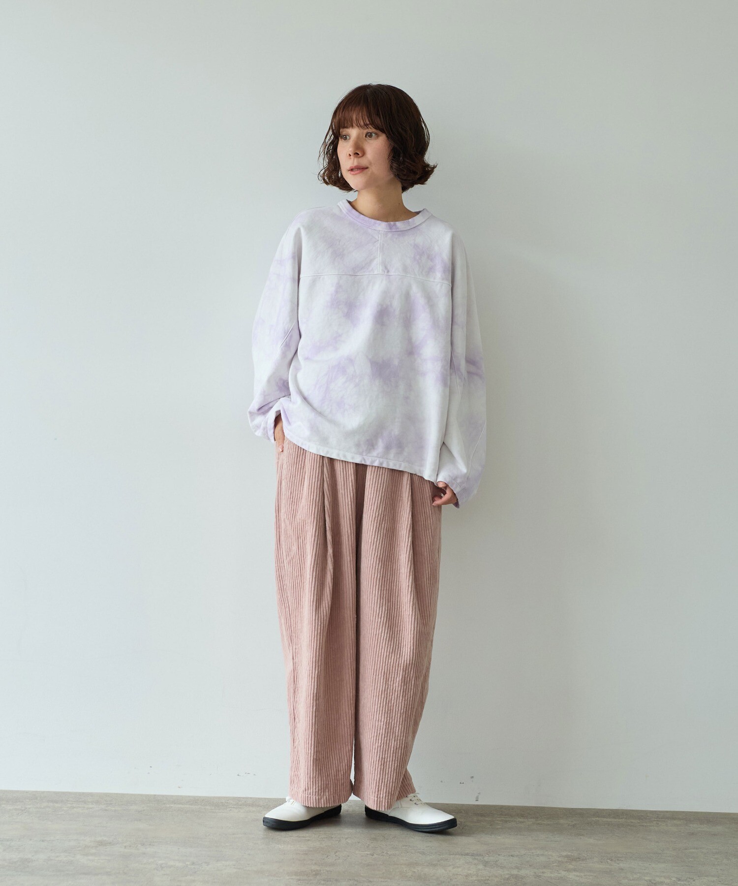 AMBIDEX Store 【予約販売】○highcount コットン 裏毛ムラ染め cocoon