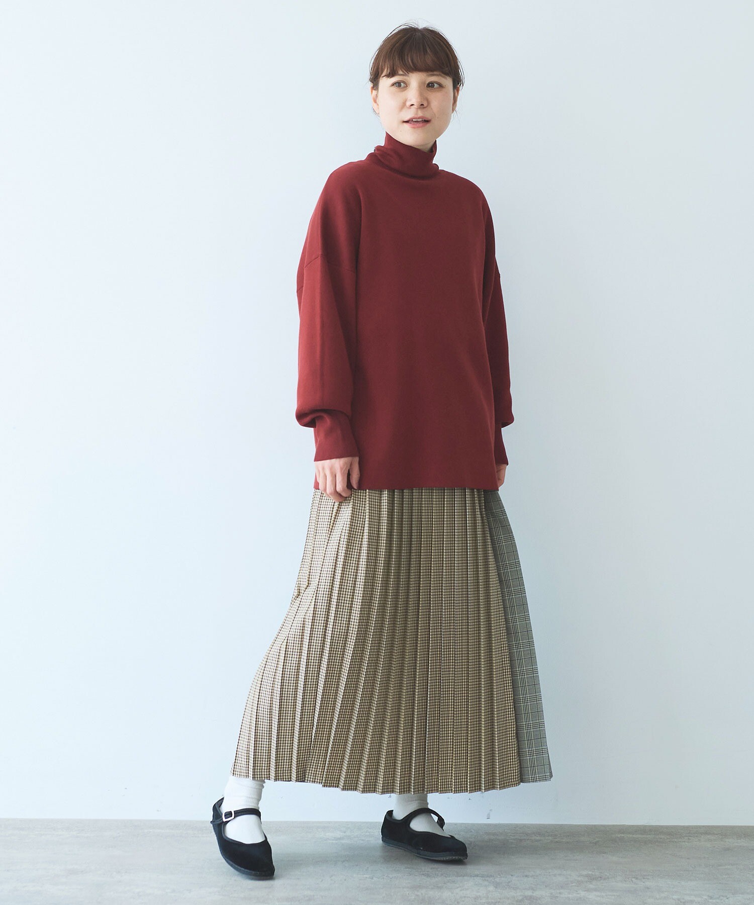 St.Andrews - IQOSさん専9/7  新品　STANDREWS　ハイネックニット AMBIDEX Store 【予約販売】○コットンスムース 2way ハイネック