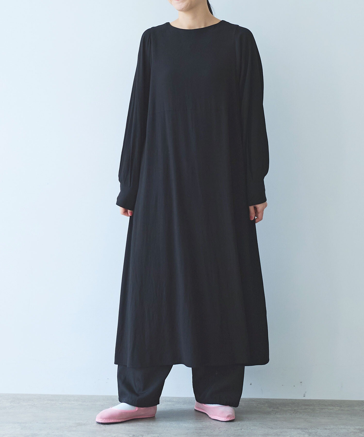 【美品】アルチビオ中綿入り 2WAYワンピース サイズ36 小さいサイズ 2WAYボウタイワンピース 低身長さん・小柄女性