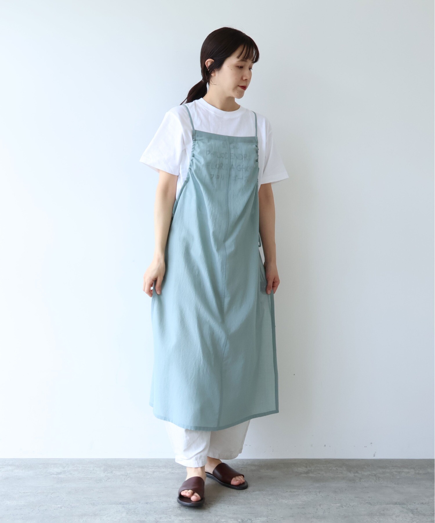 AMBIDEX Store sheer summer Wool-Polyester Voil strings キャミ