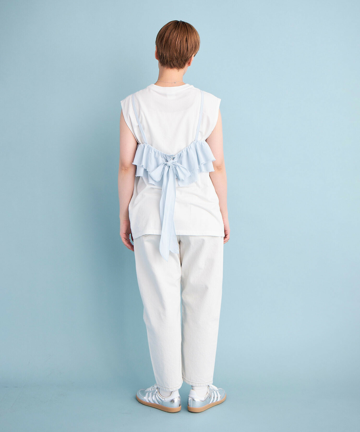 AMBIDEX Store 80/2 cyro spun OX CAMISOLE(F シロ): buoybuoy