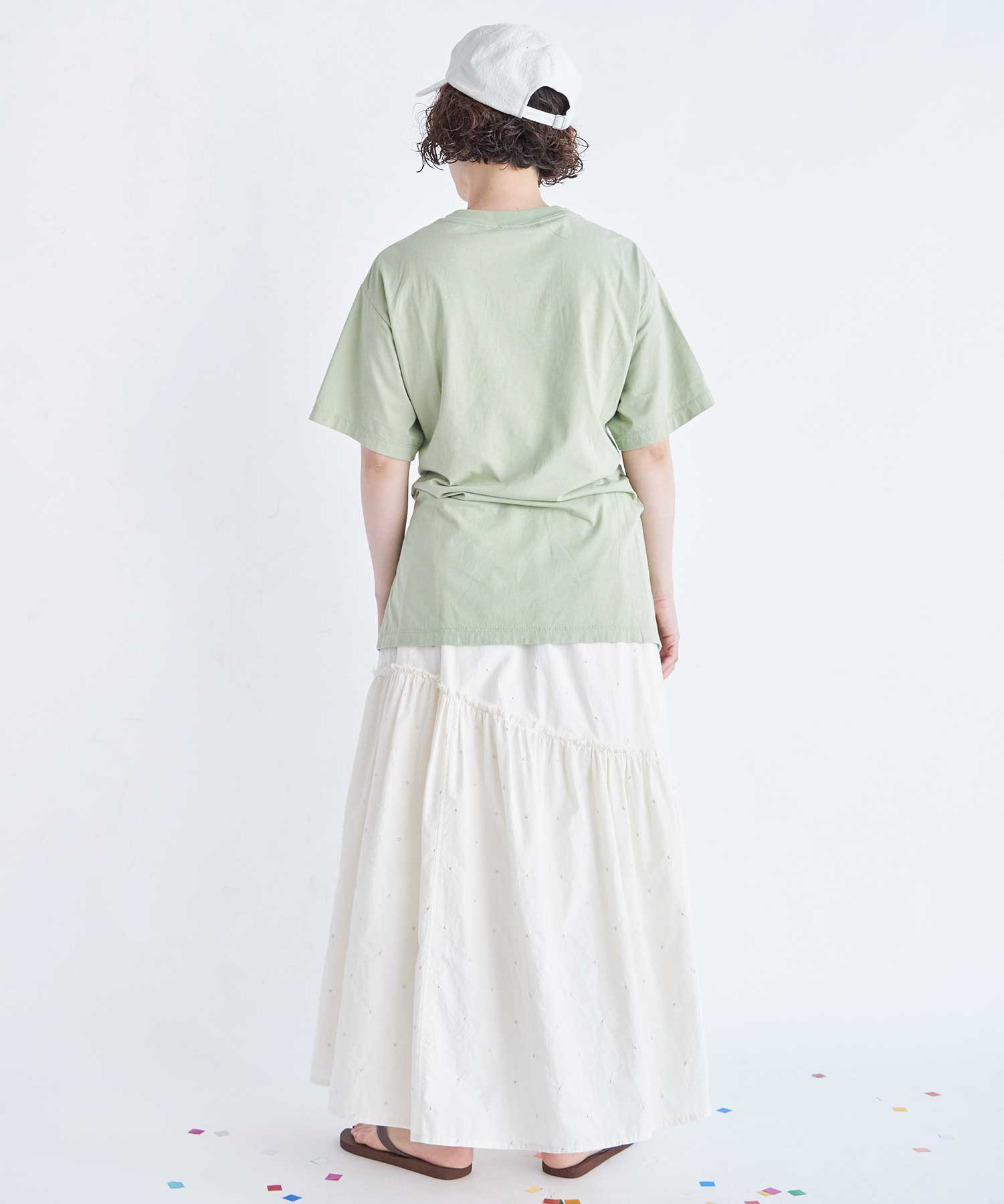 AMBIDEX Store ○ORGANIC強撚 TWO SLEEVE Tシャツ(F WHITE AMBIDEX Store ○ORGANIC強撚 TWO SLEEVE Tシャツ(F WHITE