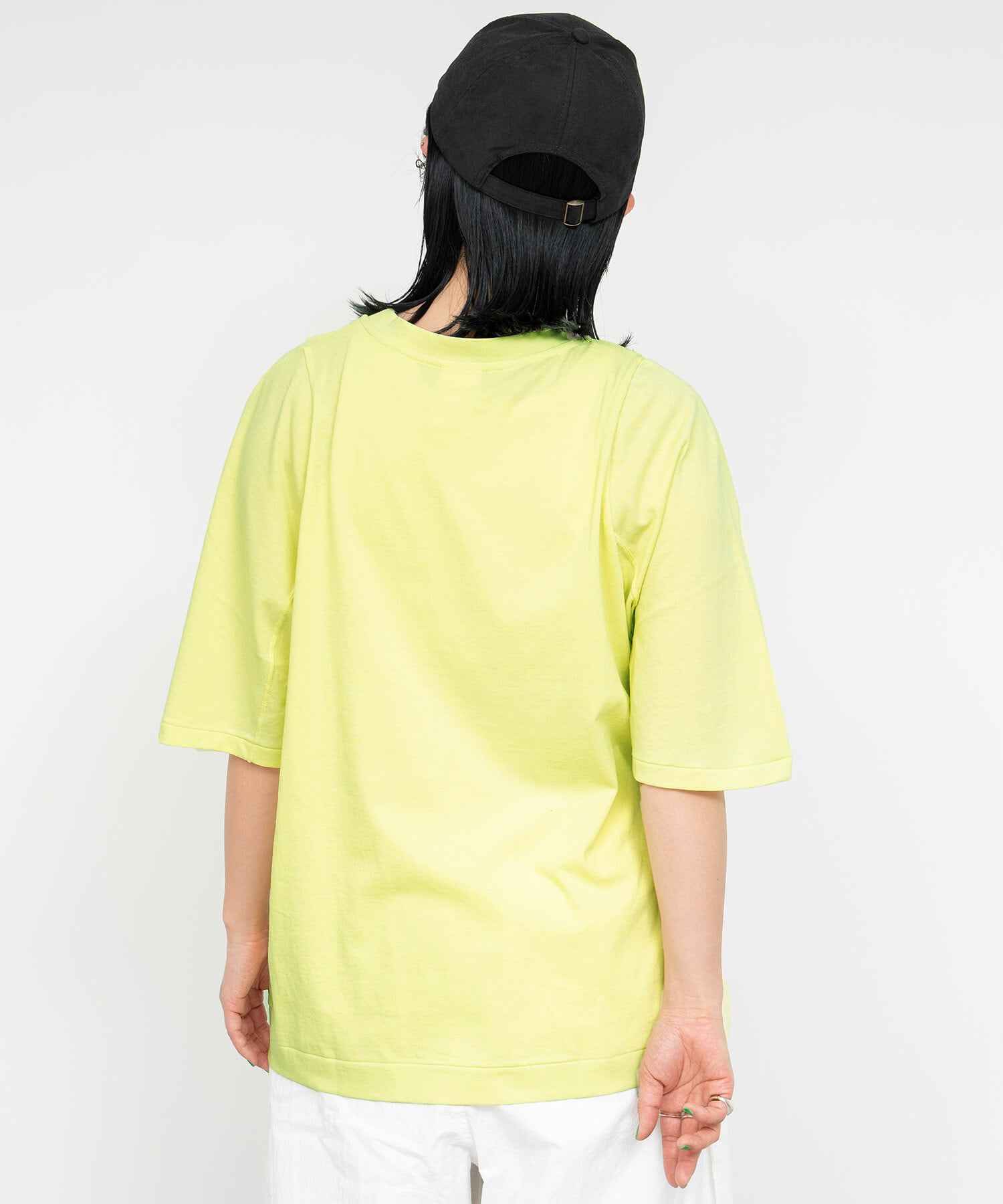AMBIDEX Store △○ハイト天竺 BELL T-シャツ(F SV WHITE): FLAT