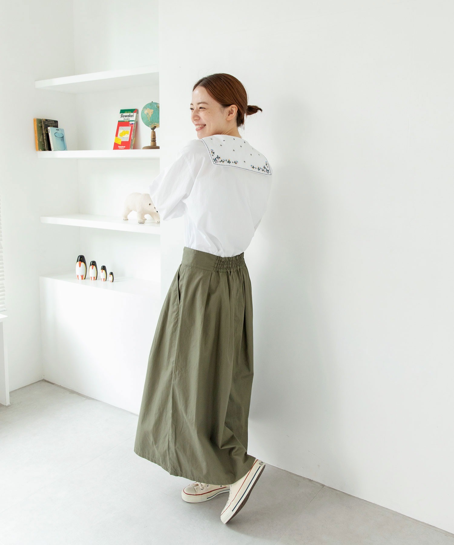 AMBIDEX Store ○カントリー刺繍 セーラーブラウス(F コン): PAR ICI