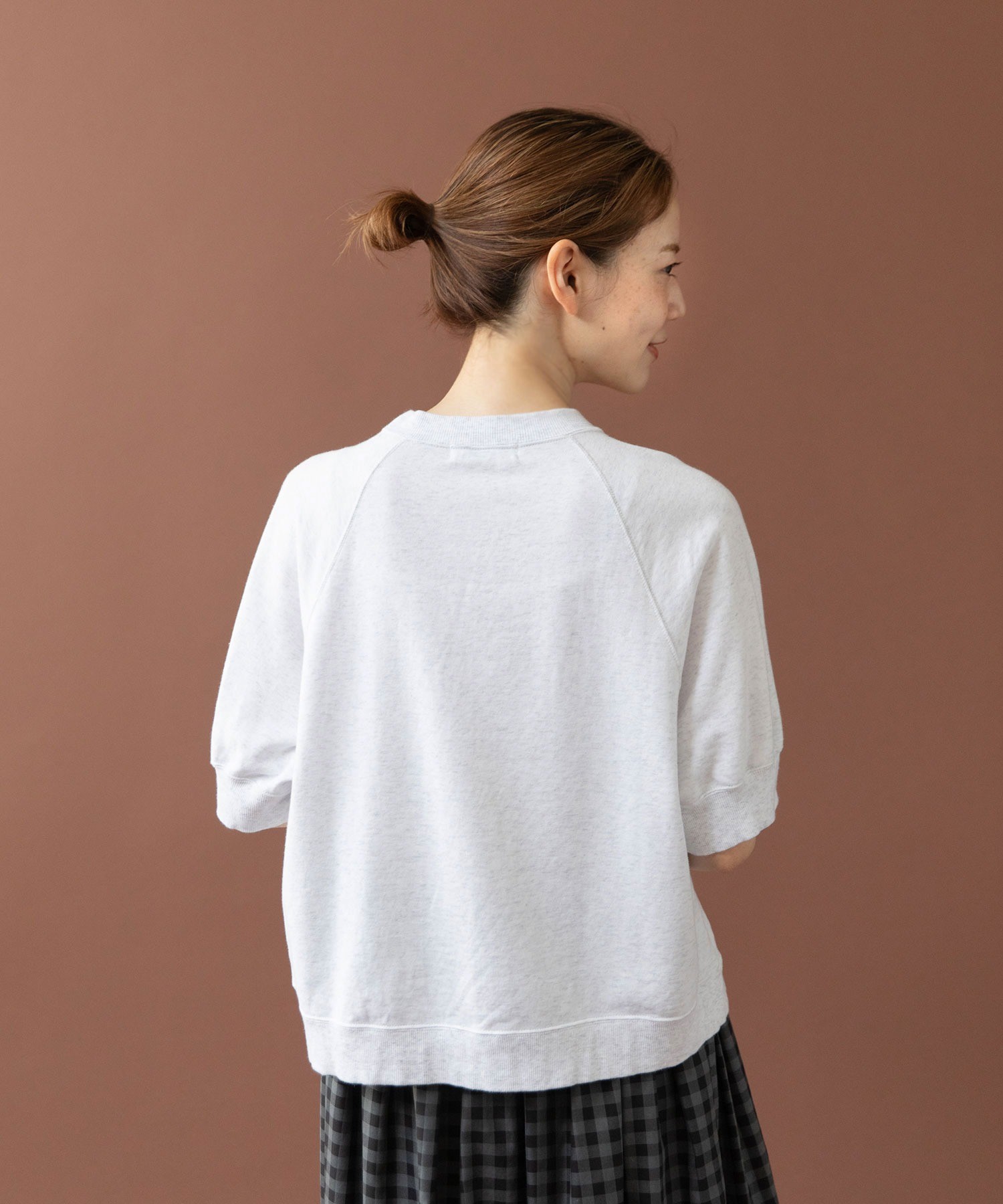 AMBIDEX Store ○BONNE CHANCE ! 半袖裏毛Tシャツ(F シロ): PAR ICI