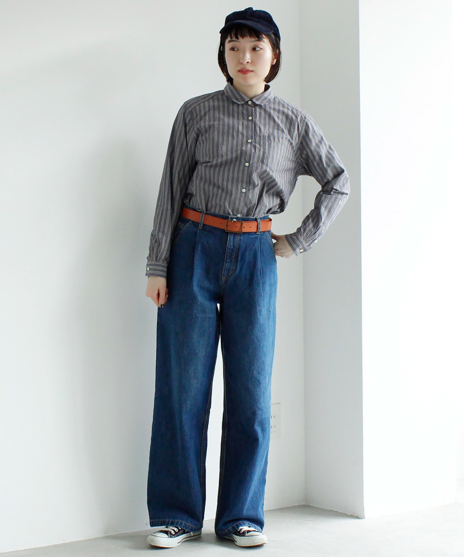 model:157cm 着用サイズ:S