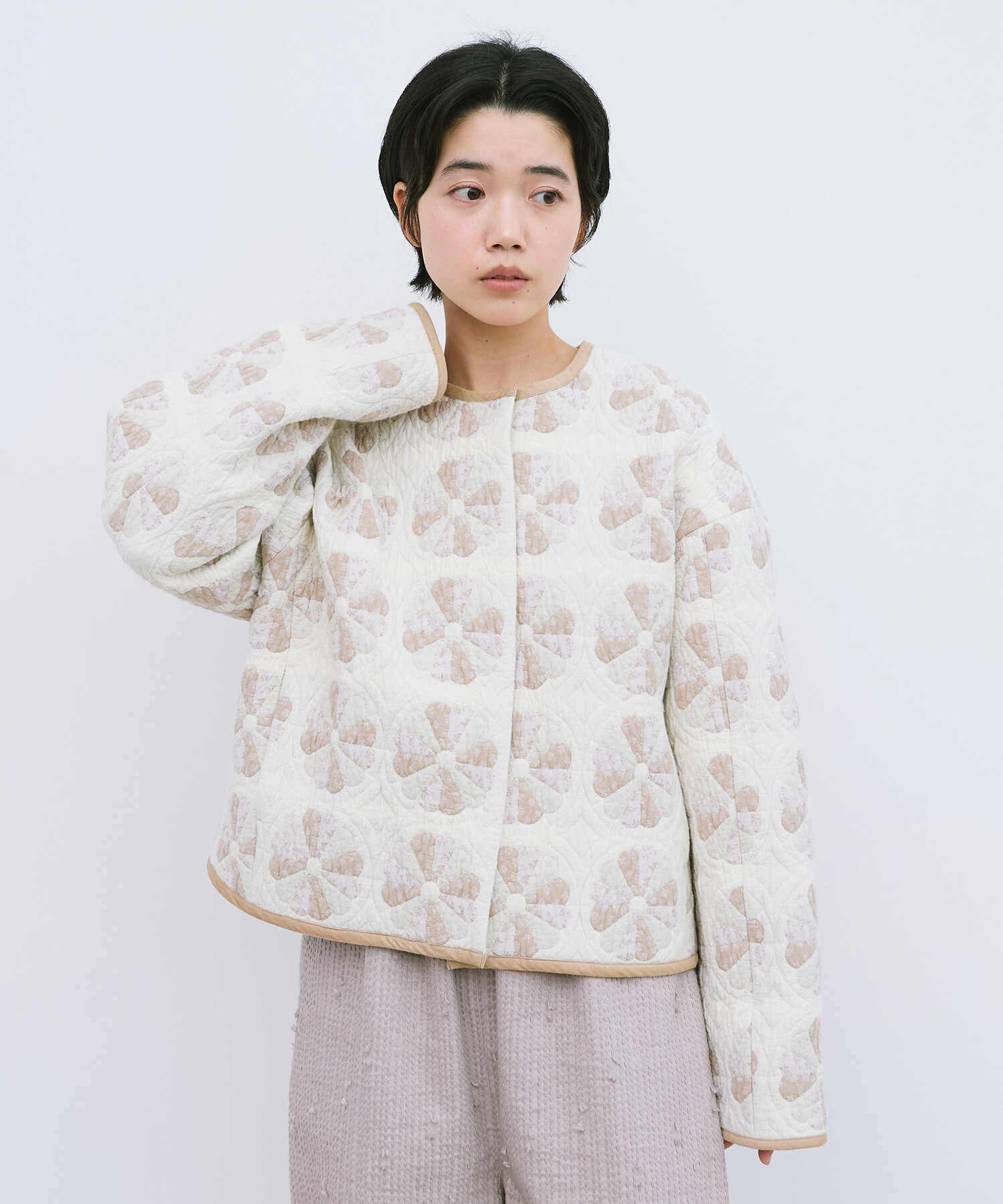 AMBIDEX Store 【予約販売】patchwork quilt jacquard ジャケット(F
