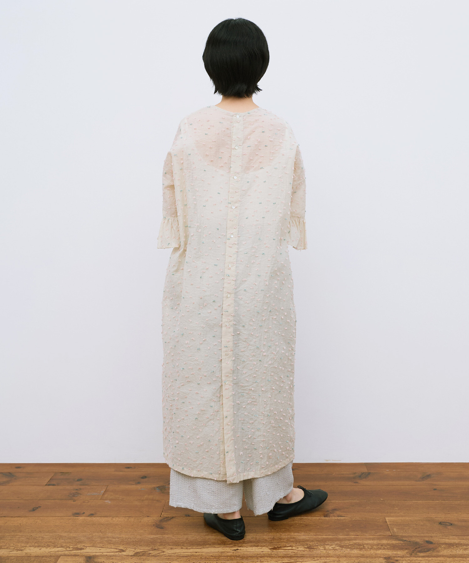 AMBIDEX Store 〇花吹雪' jacquard フリルワンピース(F