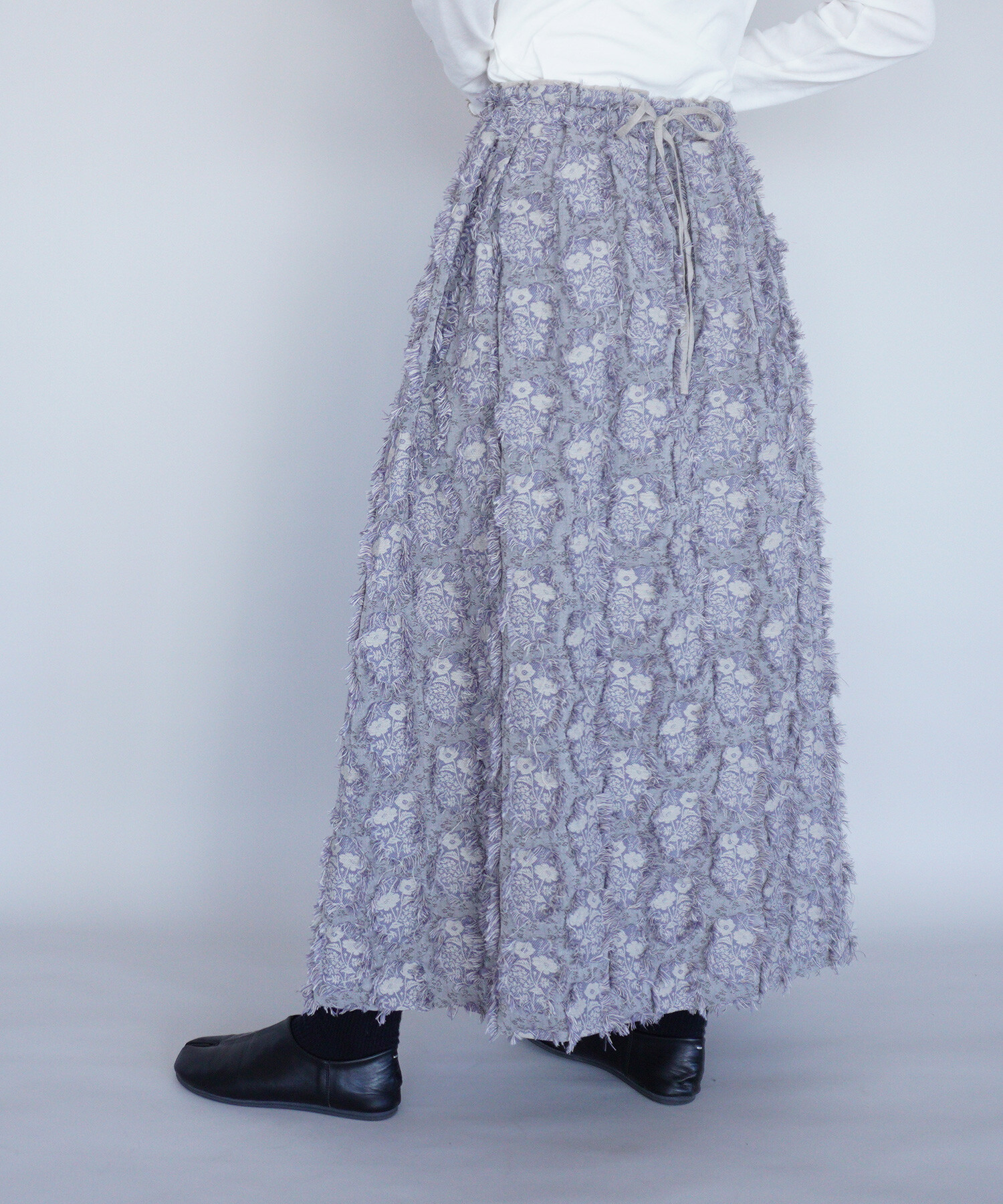 AMBIDEX Store 【予約販売】〇花野風jacquard スカート(F グレー AMBIDEX Store 【予約販売】〇花野風jacquard スカート(F グレー