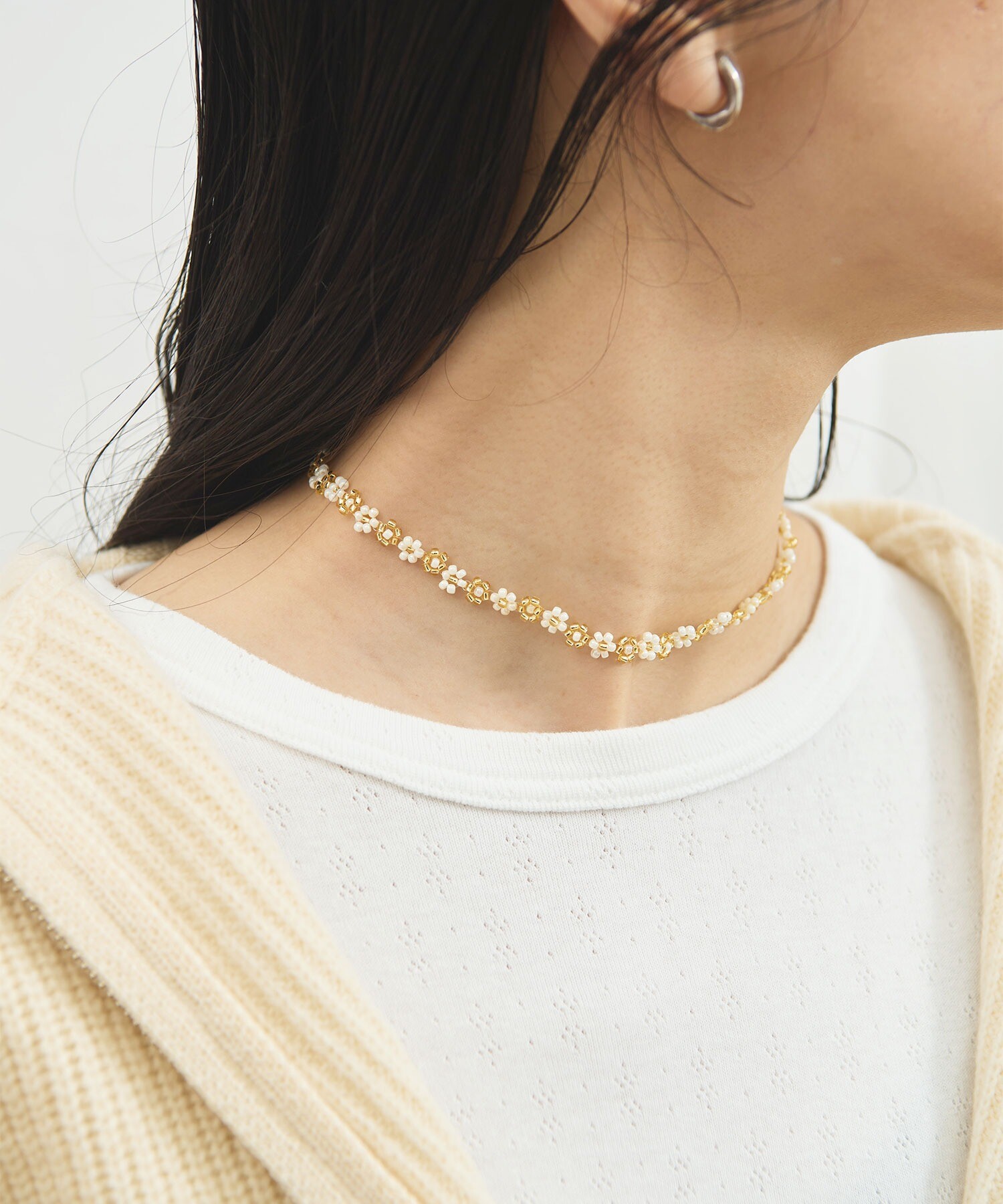 AMBIDEX Store 〇tiny garden necklace(F ゴールド): l'atelier du savon