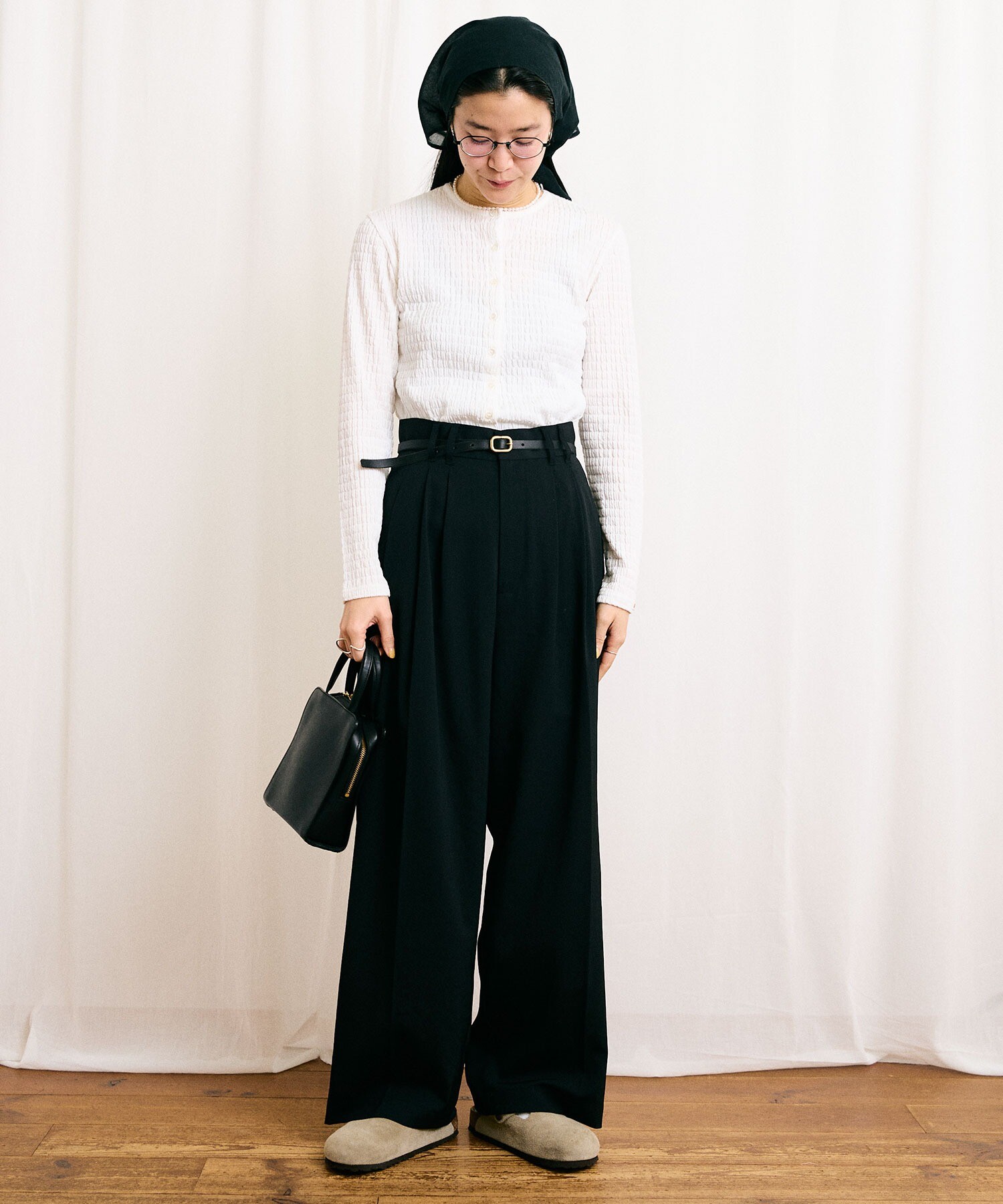 ももティン　0913 AMBIDEX Store 〇DAILY simple cardigan(F シロ): l'atelier du