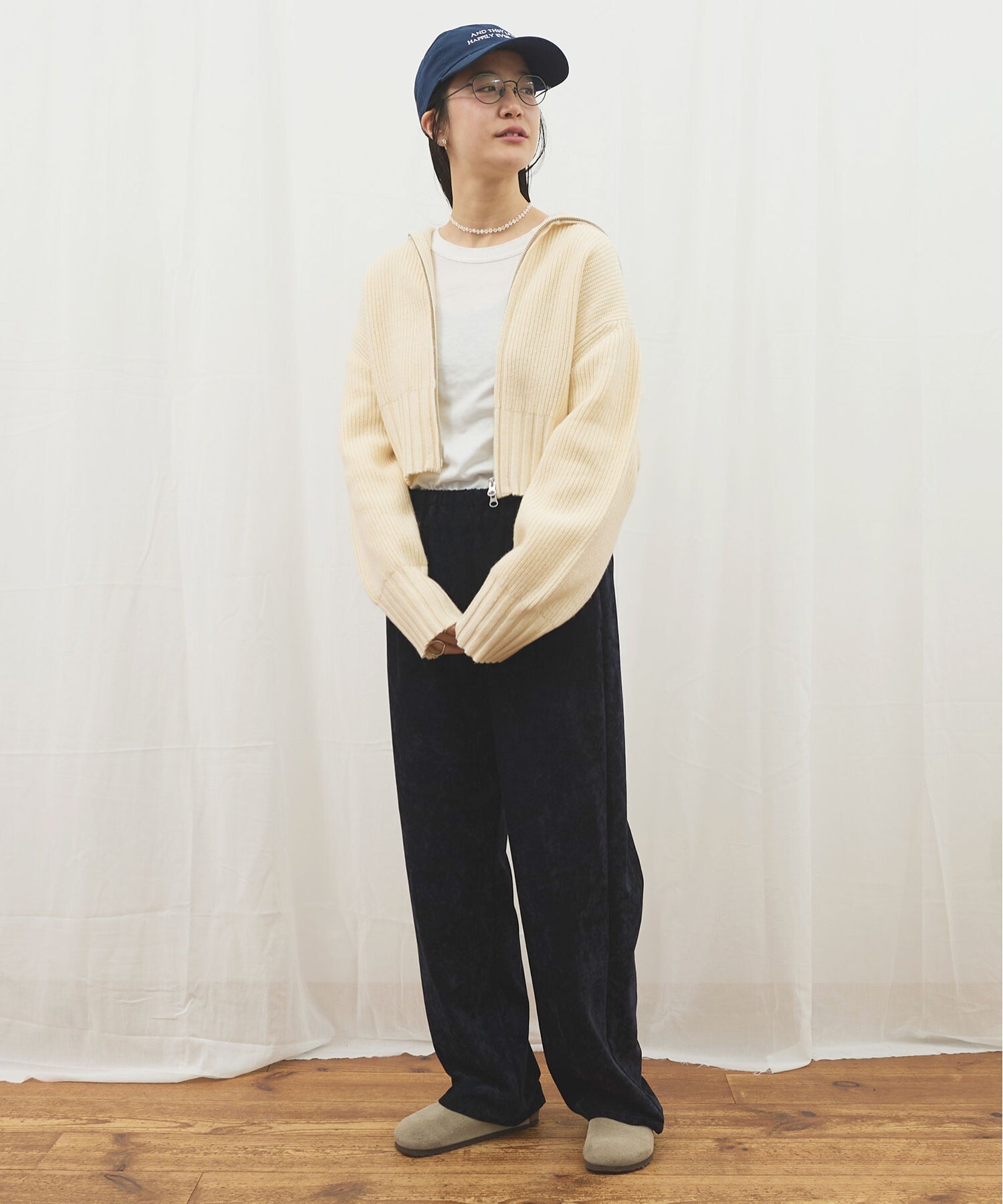 AMBIDEX Store 〇AIR WOOL zip cardigan(F コゲチャ): l'atelier du savon