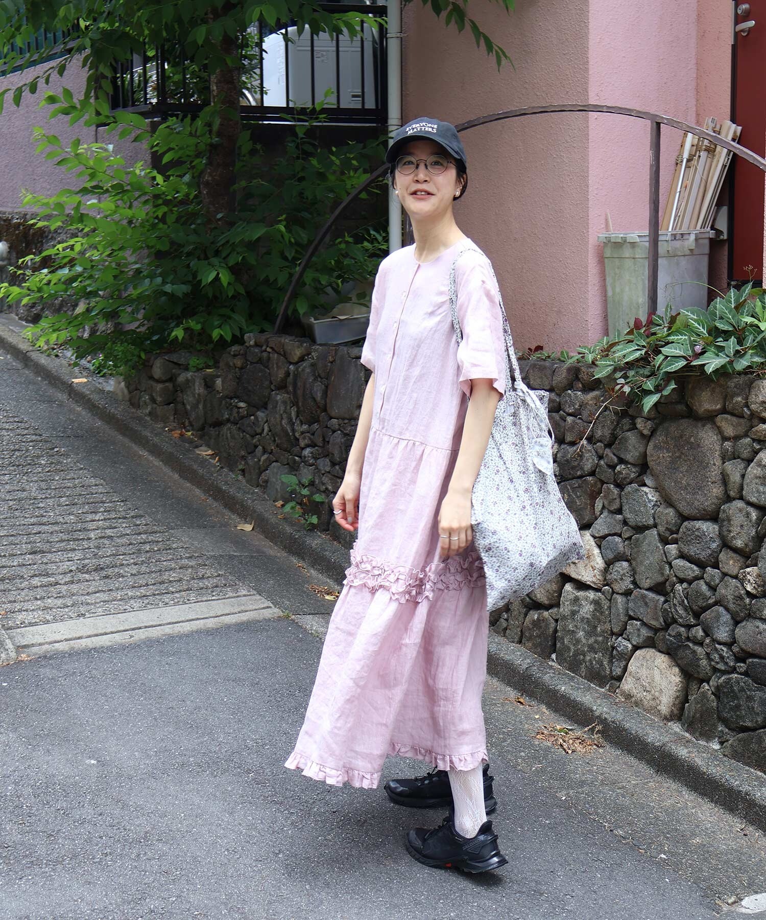 AMBIDEX Store daily LINEN dress(F グリーン): l'atelier du savon