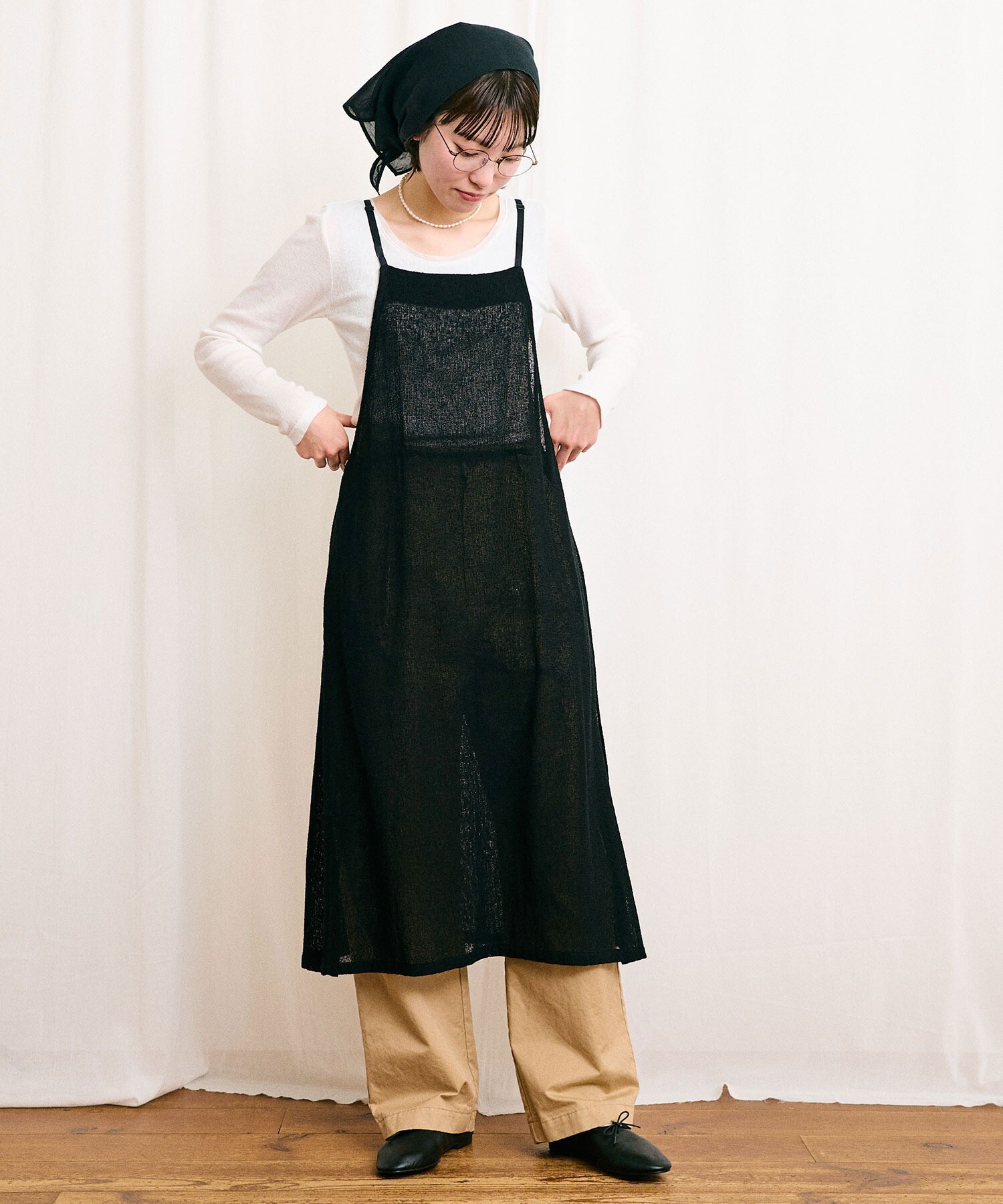 AMBIDEX Store 【予約販売】〇silhouette one piece(F チェック