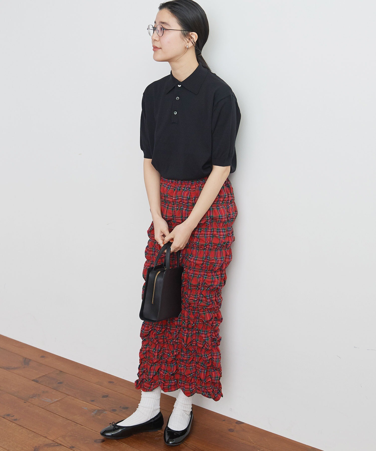 AMBIDEX Store 【予約販売】○uneven skirt(F アカ): l'atelier du savon