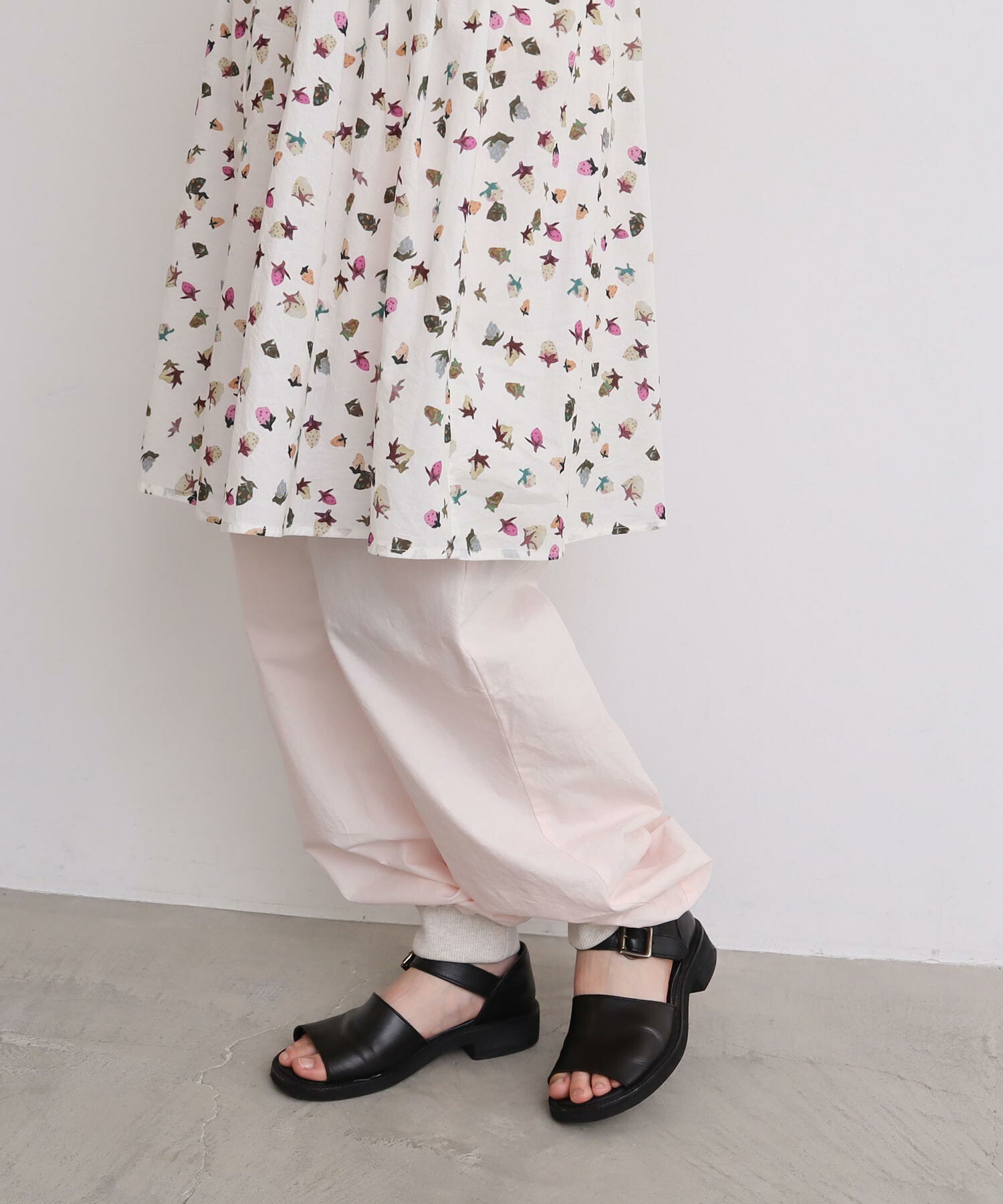 AMBIDEX Store 〇スウェットみたいなゆるパンツ(F ベージュ): l