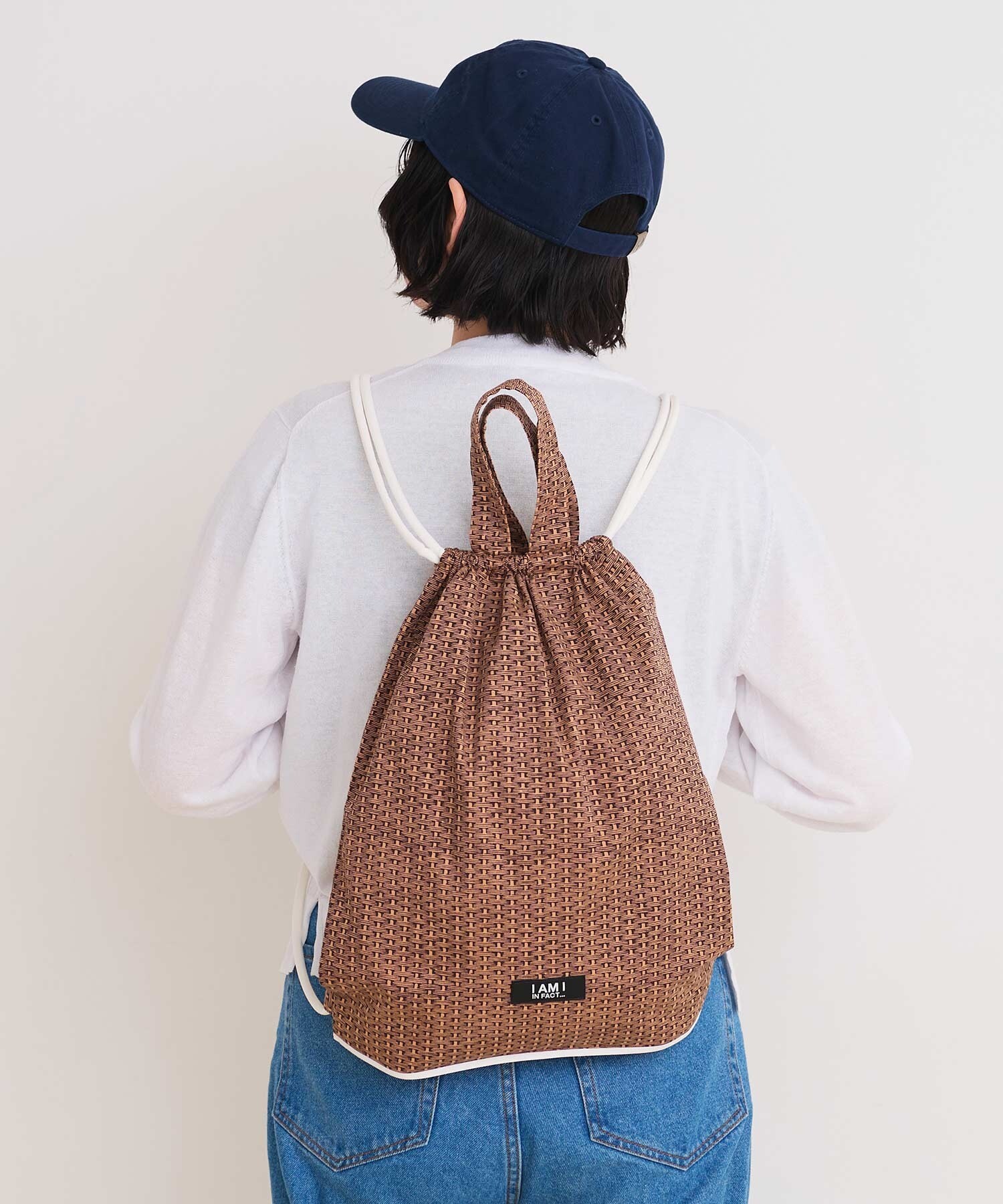 AMBIDEX Store 〇BASKET print ナップサック(F チャ): l'atelier