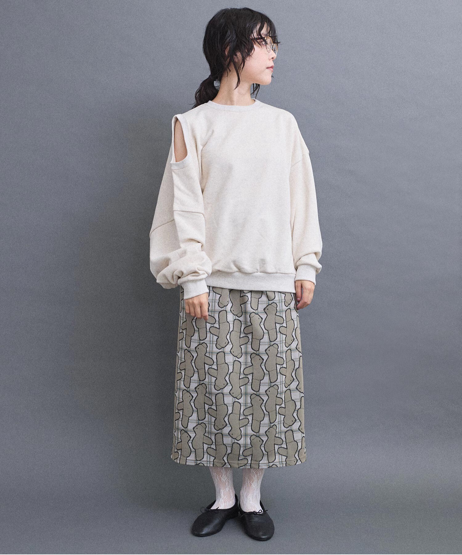 AMBIDEX Store ADVANCE裏毛 変形スウェット(F グレー): l'atelier du savon