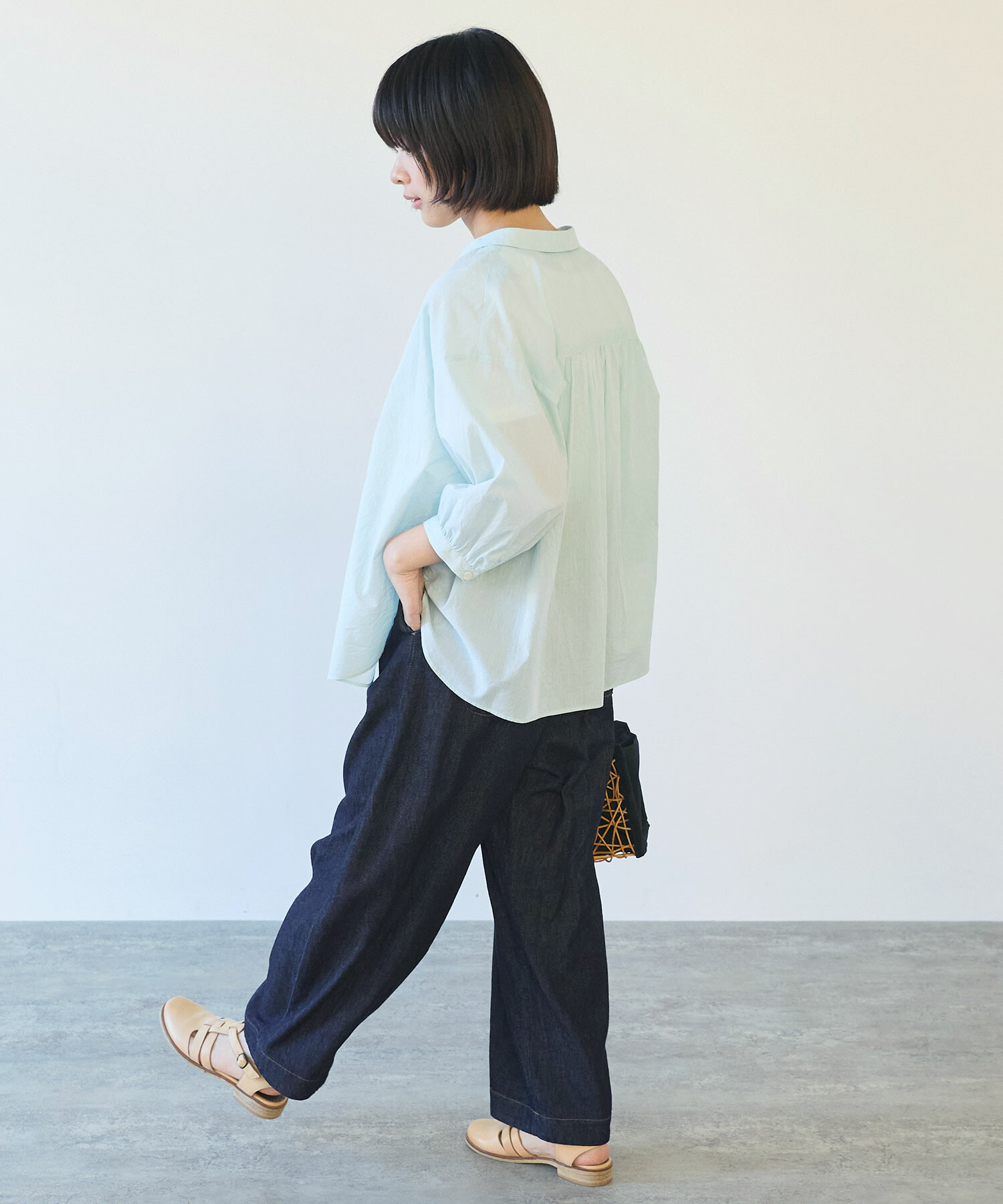 セール】ダンボールニット 裾ペプラム トップス◇（Tシャツ