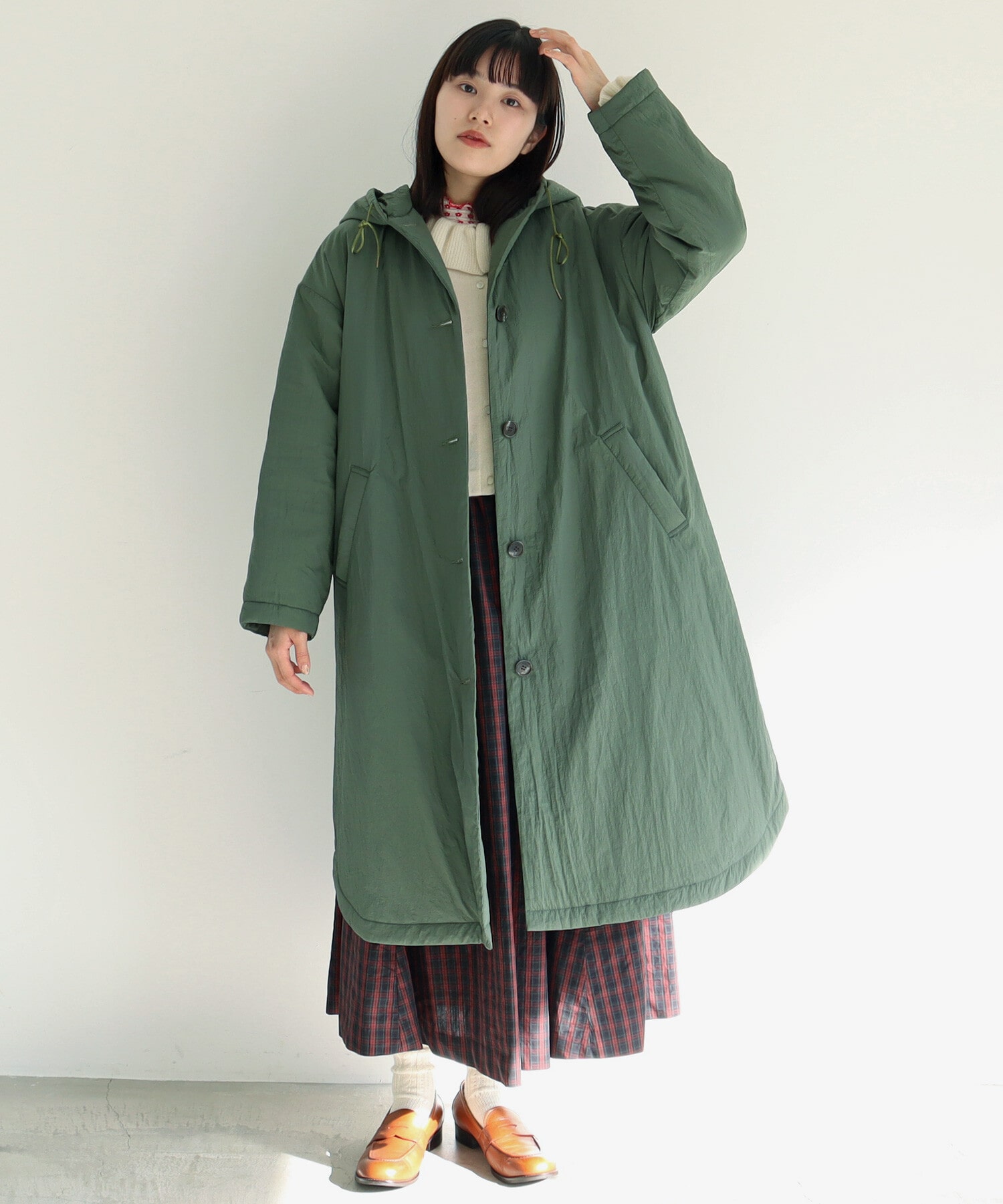 AMBIDEX Store ○EVODOWN hooded コート(F シロ): bulle de savon