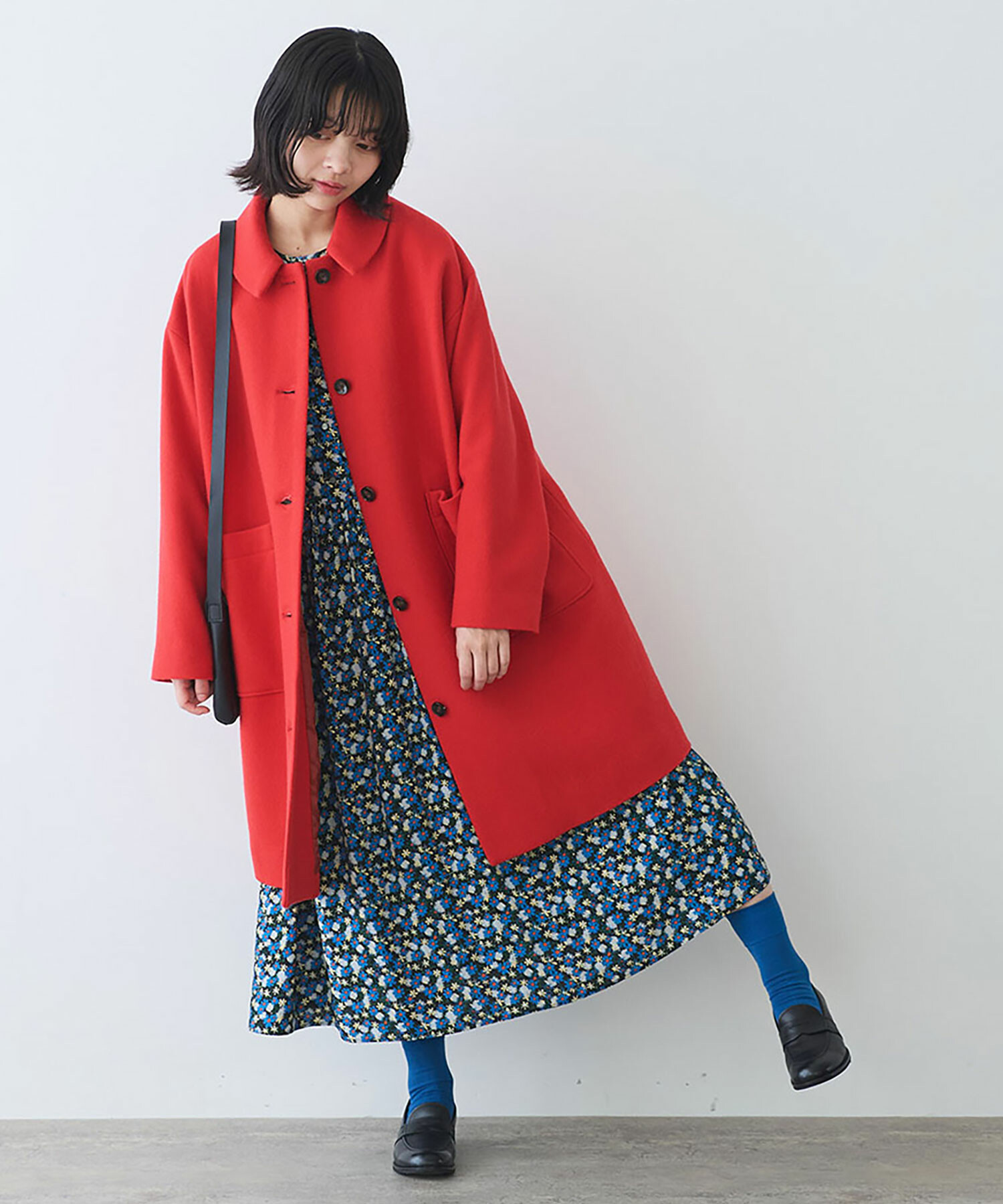 AMBIDEX Store △〇 super100 スイビ ステンカラーコート(F コン