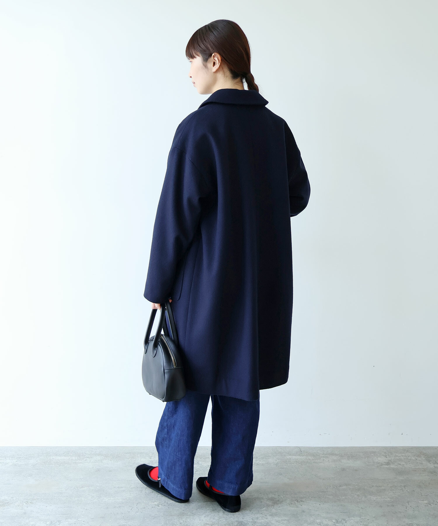 AMBIDEX Store △○ super100 ビーバー ステンカラーコート(F コン