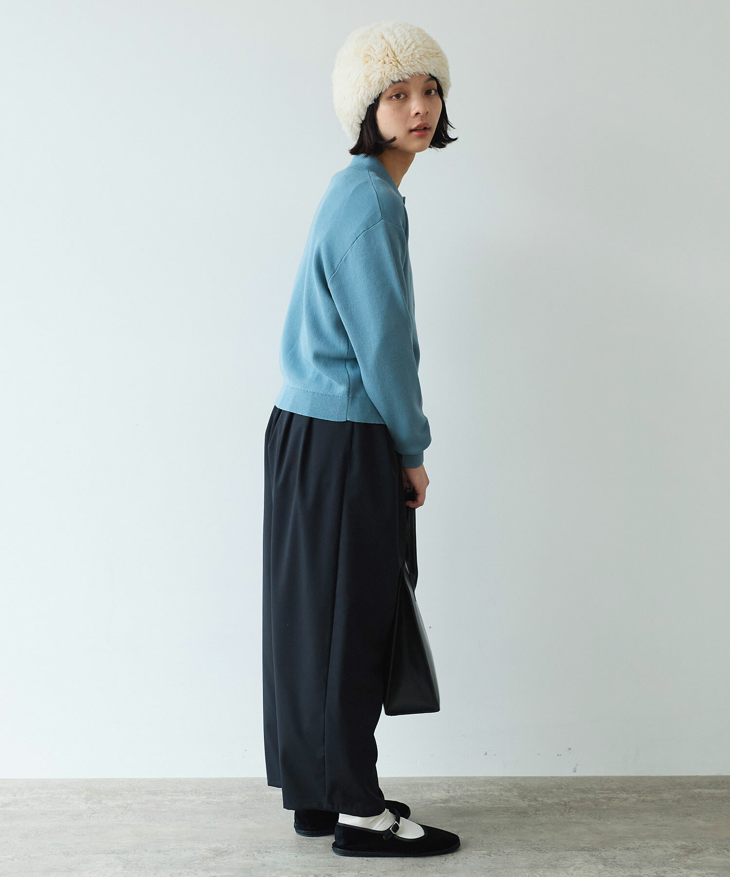 AMBIDEX Store 【予約販売】〇 2 / 80 TWツイル タックパンツ(F クロ