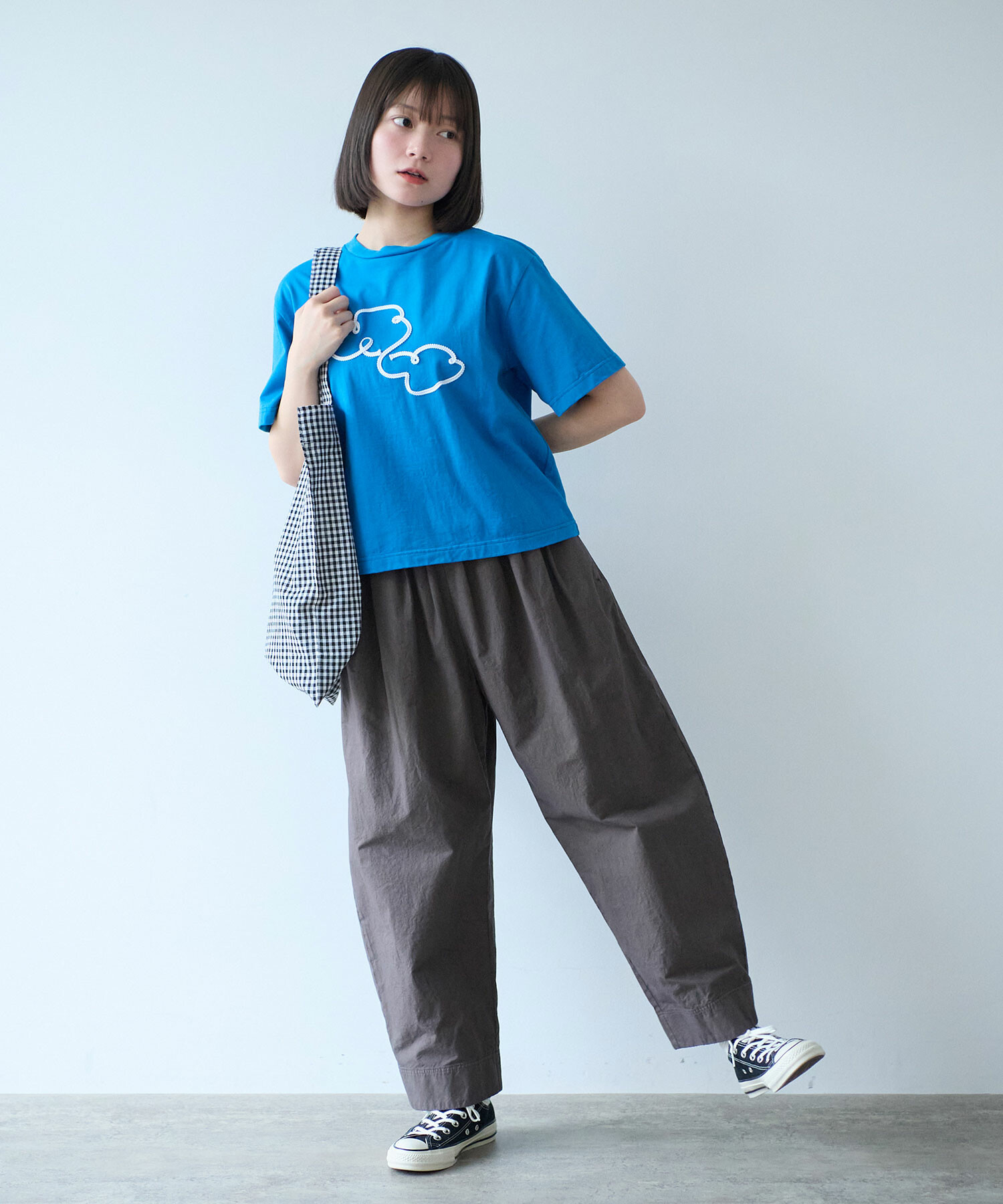 AMBIDEX Store 2/1 ツイル製品染め コクーンパンツ(F コン): bulle de