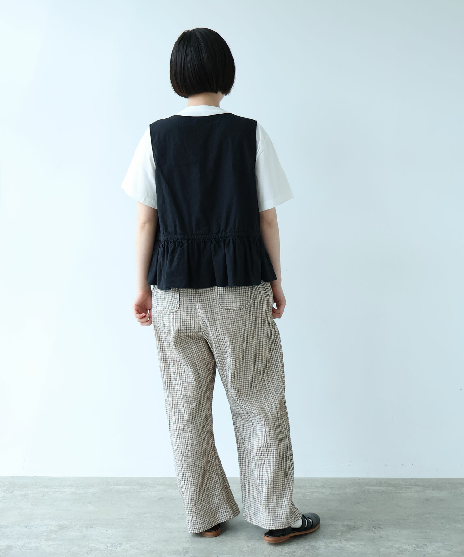 AMBIDEX Store ○ mini check イージーパンツ(F コン): bulle de savon