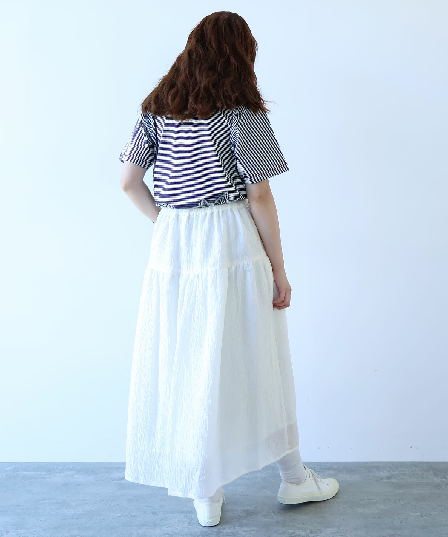 Sacai アシンメトリックプリーツスカート ネオンイエロー　カットソーセット 4abddcbd2bc6cf5b20d88d56474714