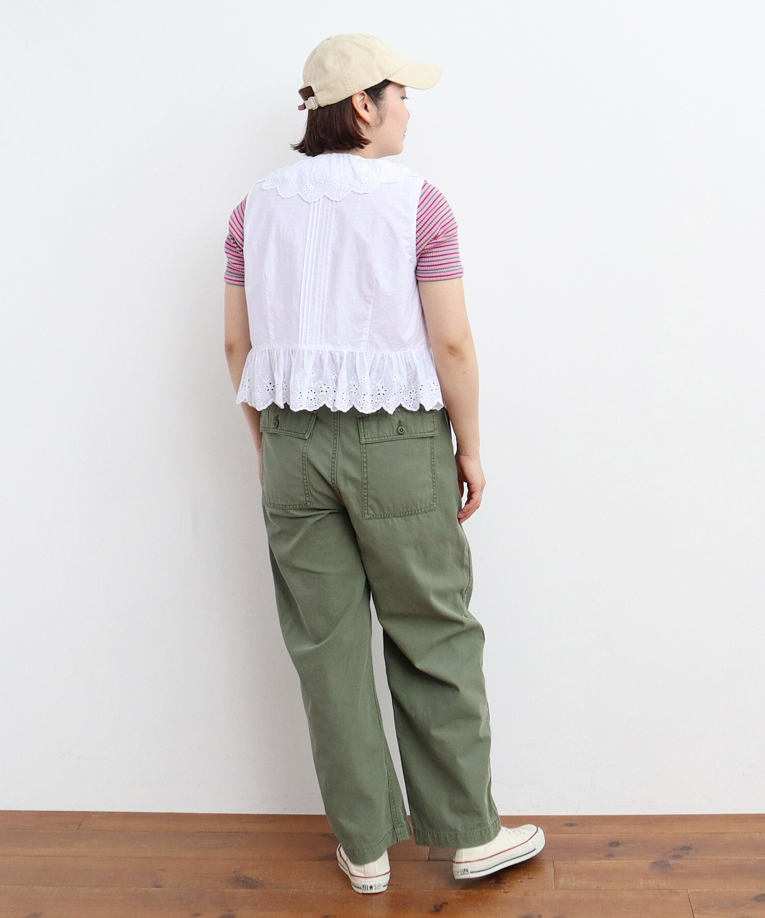 極美品★エンフォルド アシンメトリー ヘム ブラウス ノースリーブ チュール 紺 極美品☆エンフォルド アシンメトリー ヘム ブラウス