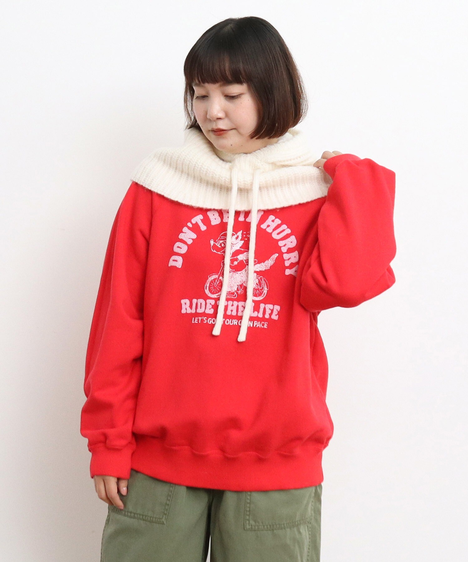 AMBIDEX Store 【予約販売】○1/3Wool 透かし編み フード(F