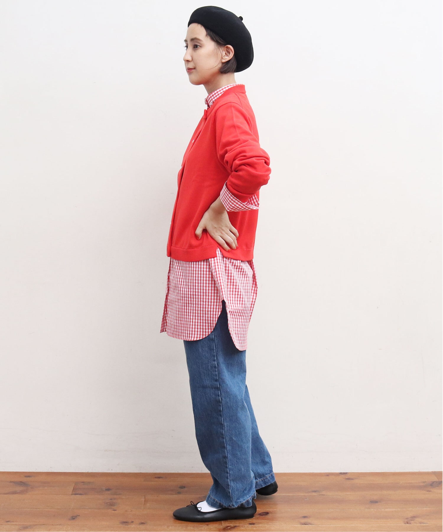 モデル 156cm size:SS
