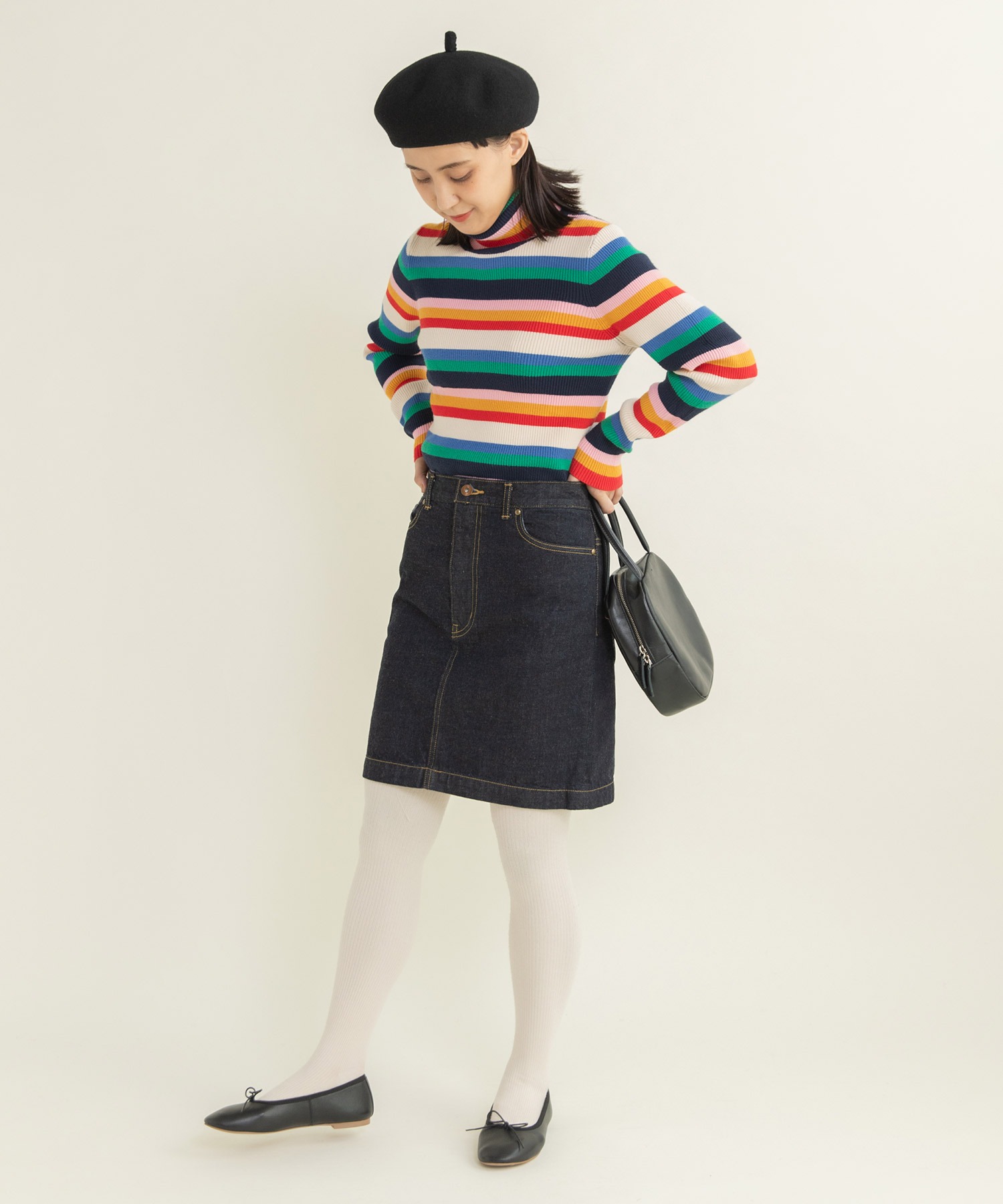 AMBIDEX Store △○11.36OZムラ糸デニム ミニスカート(36 コン